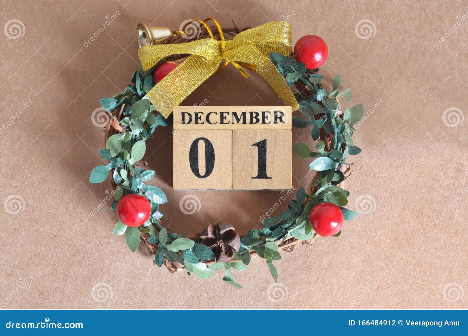 1 December Datum December Maand Stock Foto Image of januari, bureau
