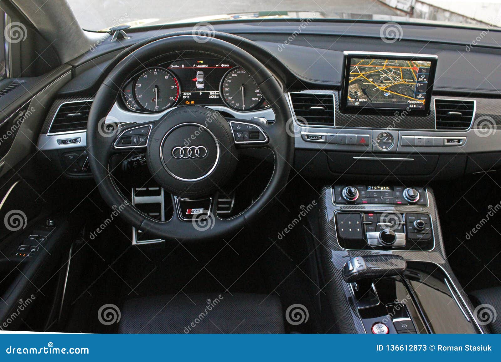 December 2 2015 Odessa Ukraine Salon Audi S8 Editorial