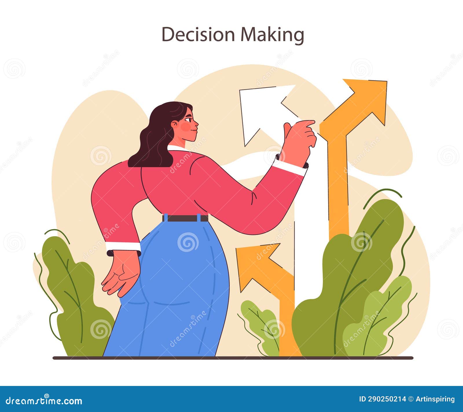 Decisionmaking Set. Strategic Thinking, Brainstorming and Solution