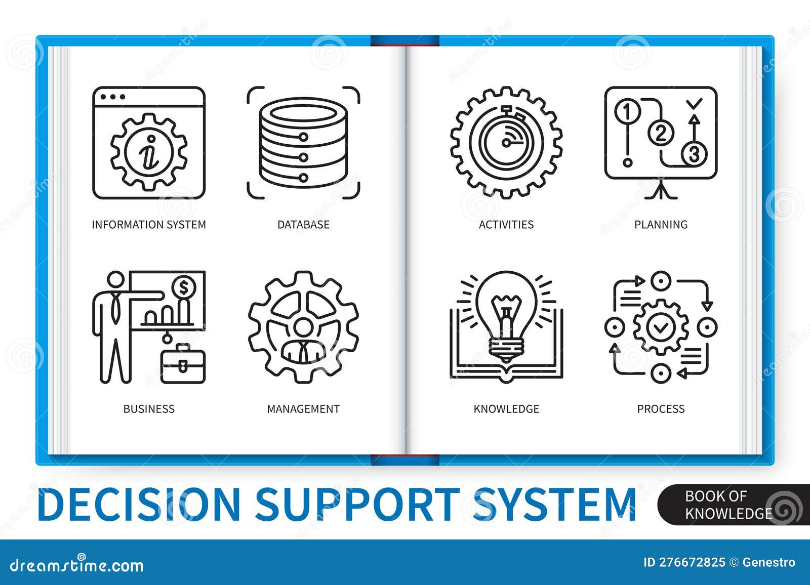 Qualification Infographics Linear Icons Collection Royalty Free Stock qualification-infographics-linear-icons-collection-royalty-free-stock