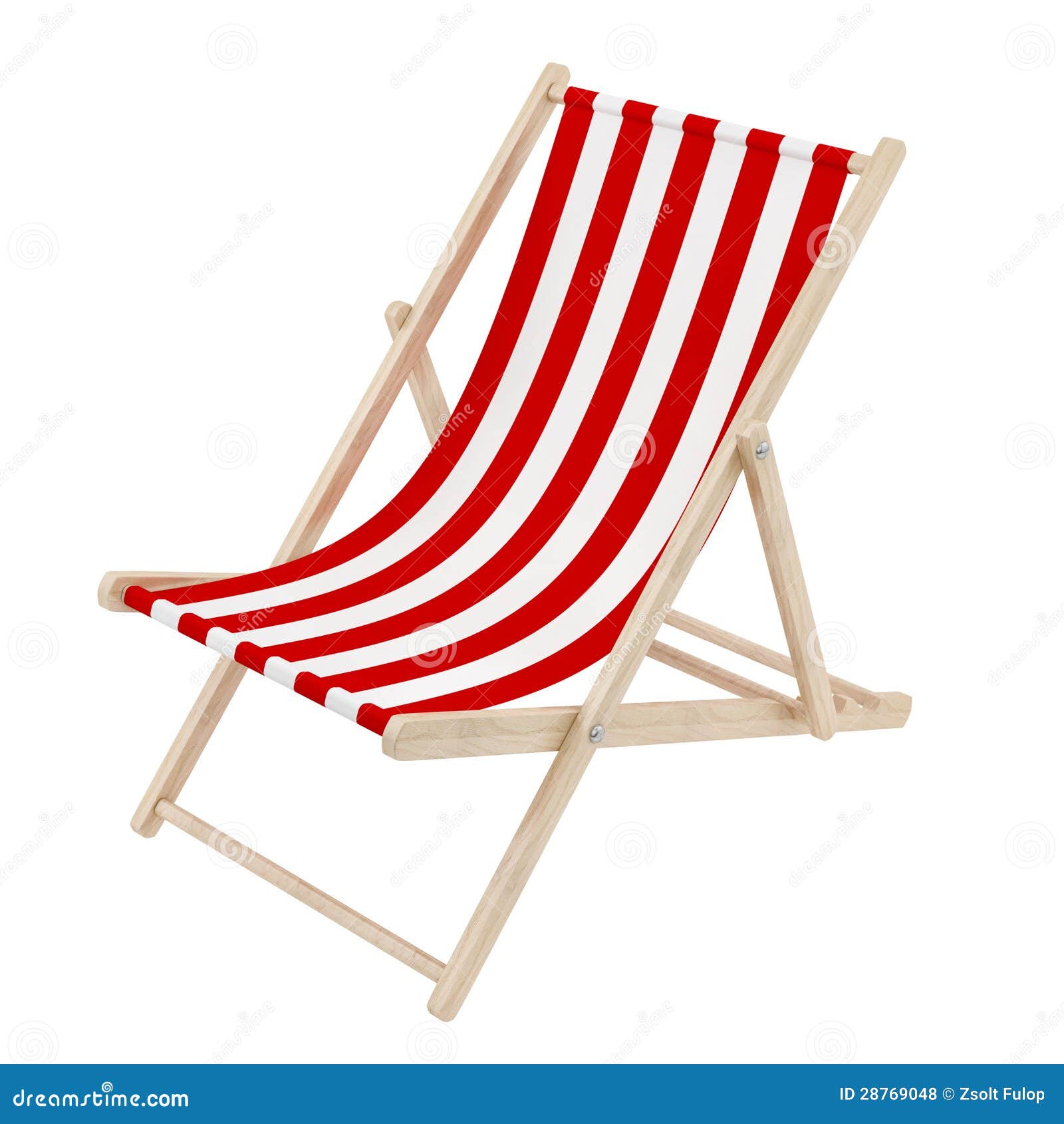 Deck Chair Cartoon Vector 1303349
