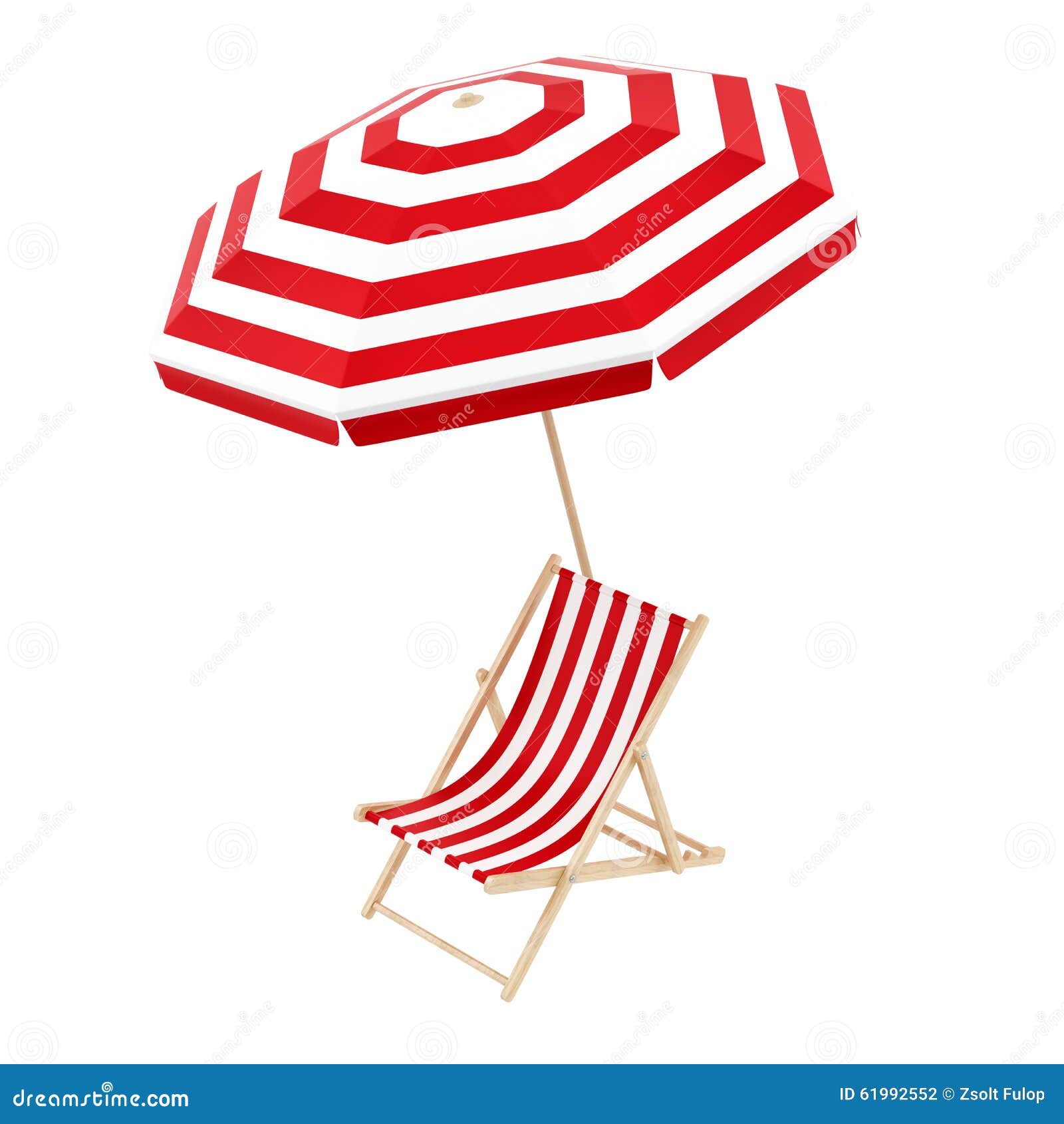 deck chair with umbrella
