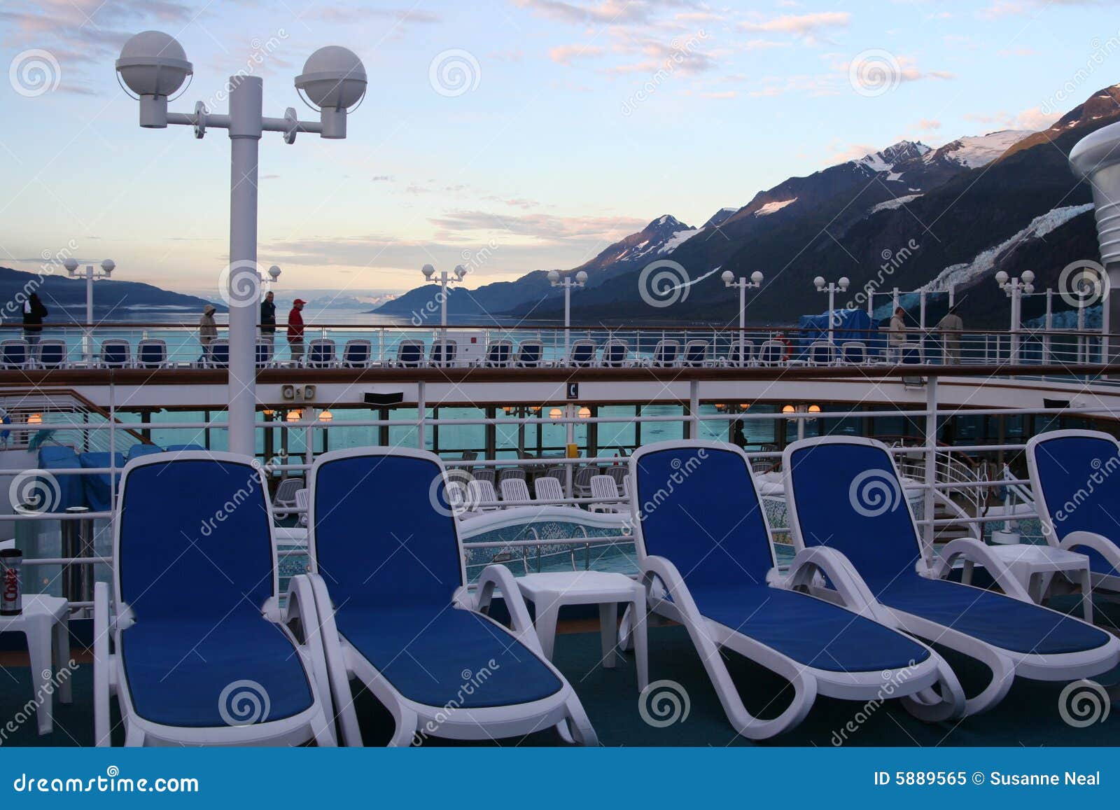 Deck Chairs on a Cruise Ship in Alaska Stock Image Image of balcony, lifestyle 5889565