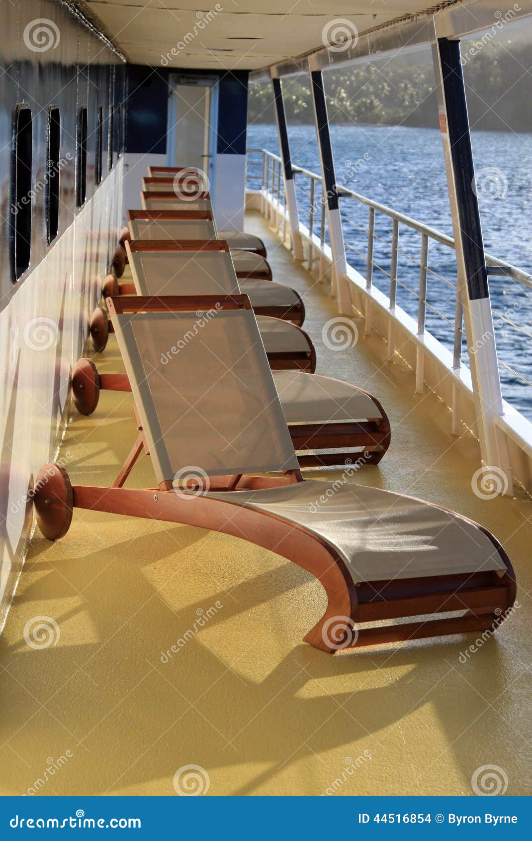 Deck Chairs on a Cruise Ship Stock Photo Image of cruise, chairs
