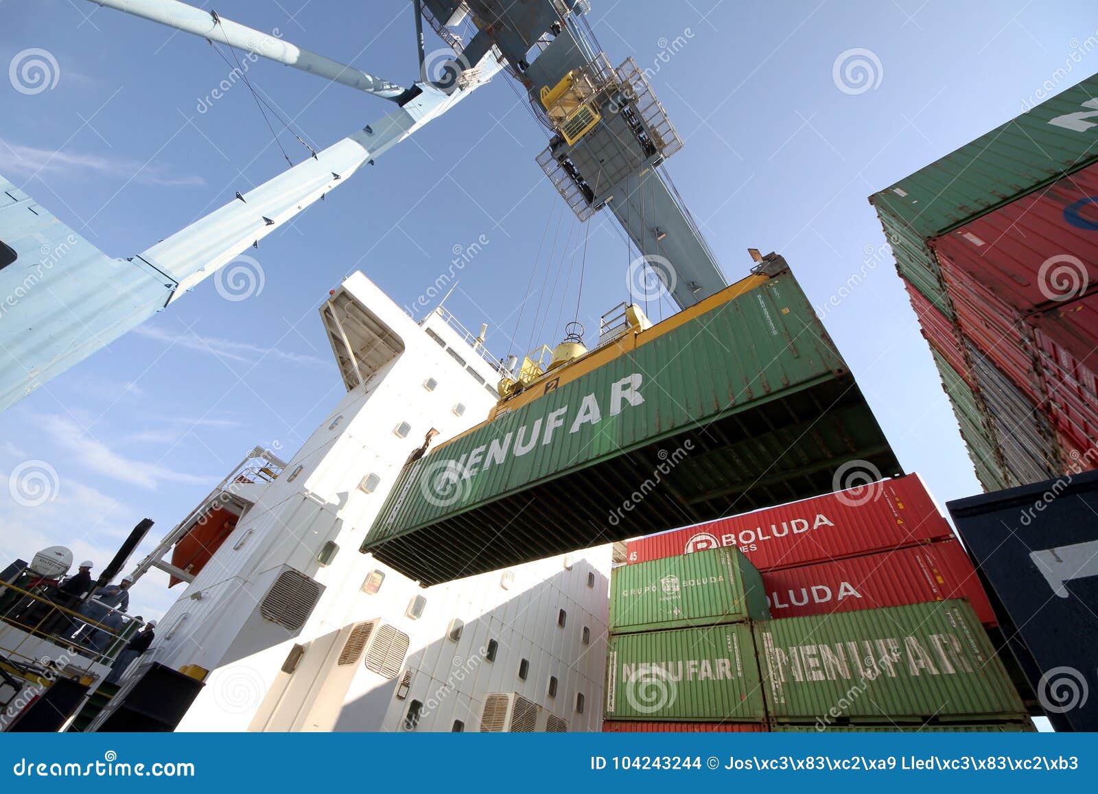 Storage of Standard Containers in a Ship. Editorial Stock Image Image