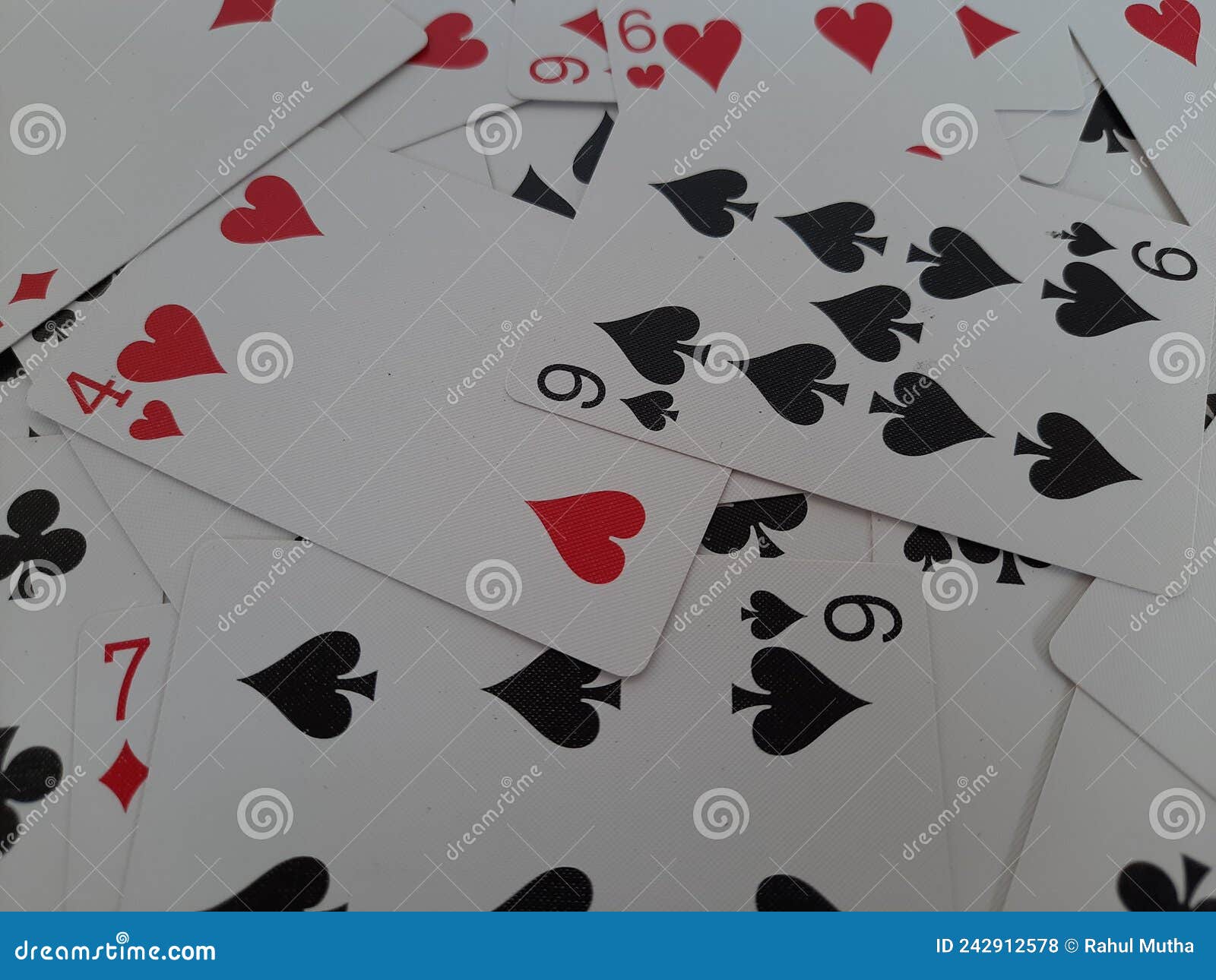 Deck of Playing Card. Set of 52 Cards in a Deck Stock Photo - Image of  diamonds, concept: 242912578