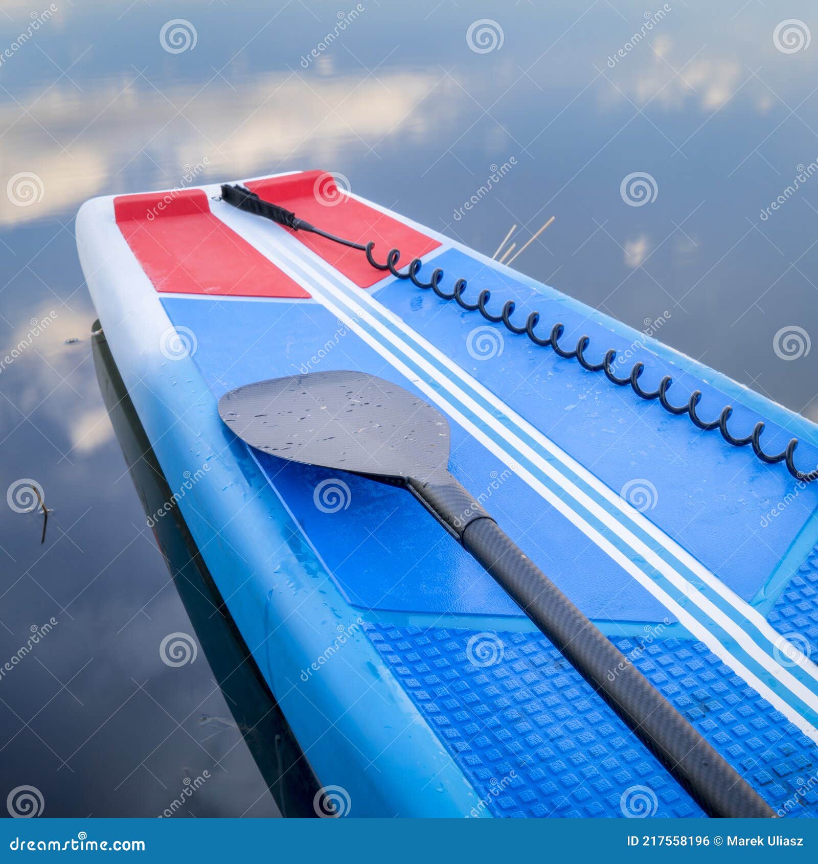 Deck of a Racing Stand Up Paddleboard Stock Photo Image of collins