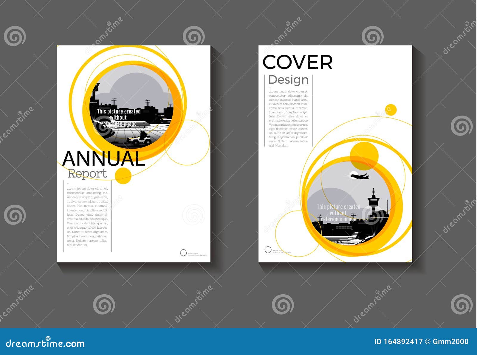 Deckblatt Gelbe Abstrakte Hintergrund Design Moderne Buch Broschure Jahresbericht Magazin Und Flyer Layout Vector Vektor Abbildung Illustration Von Abstrakte Vector