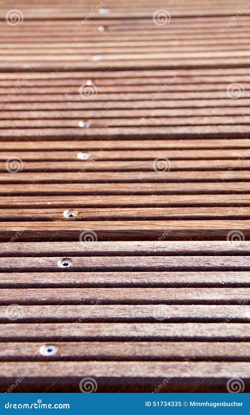 Decking robuste - planches en bois imperméables pour la terrasse