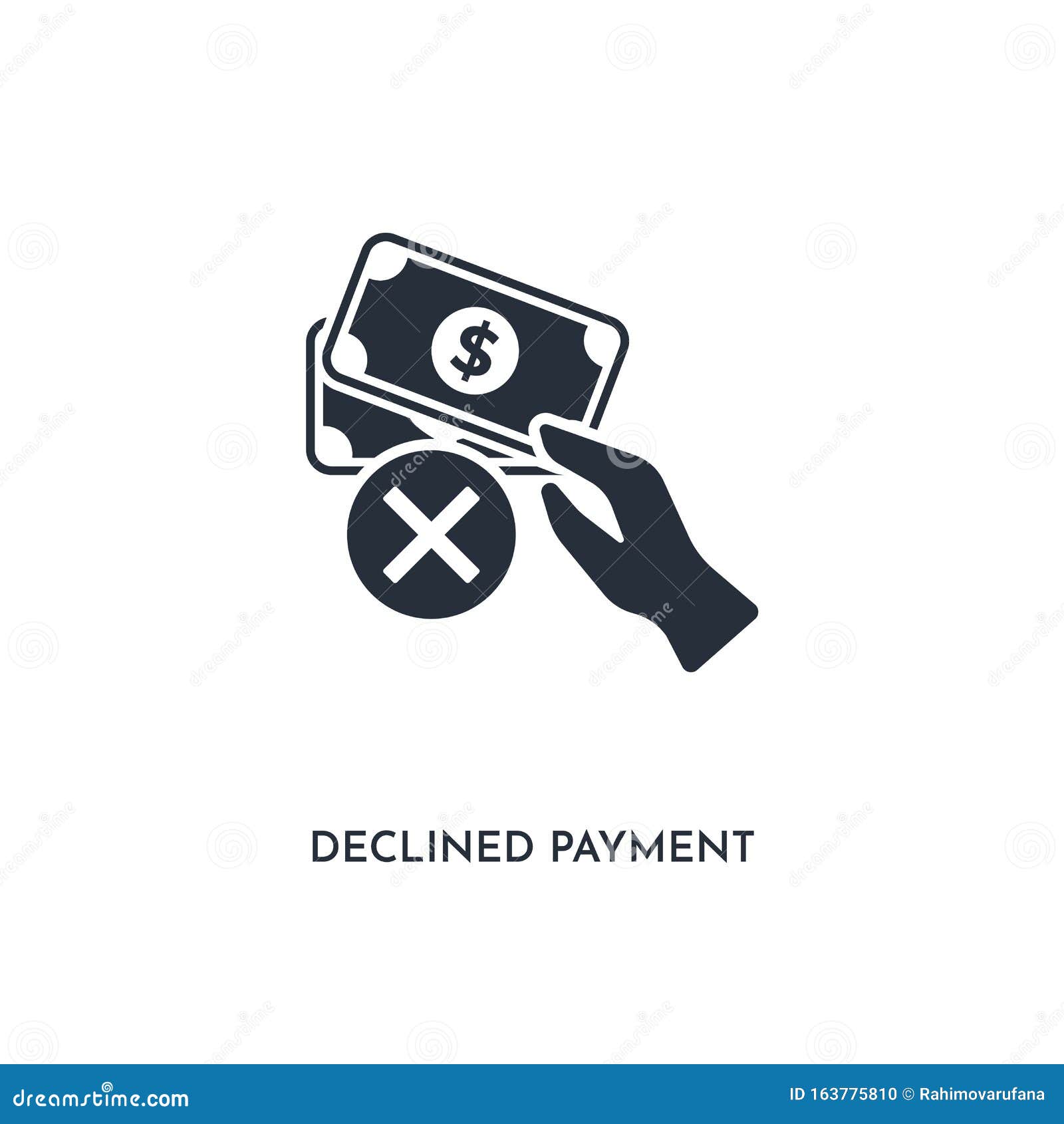 Declined Payment Icon Simple Element Illustration Isolated Trendy how-to-fix-payment-method-declined-iphone-payment-method-declined-app