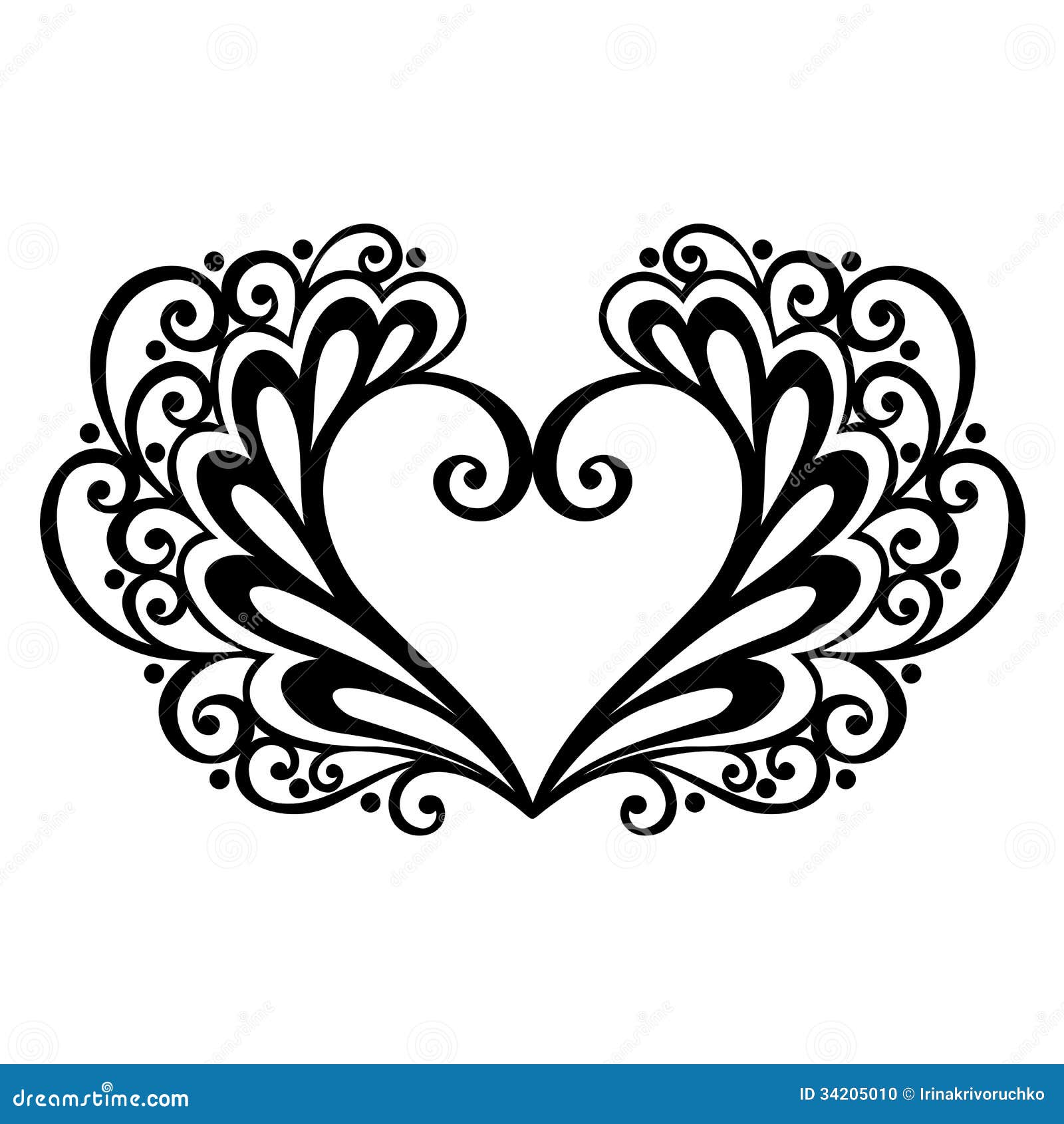 Download Deco Heart Stock Photo - Image: 34205010