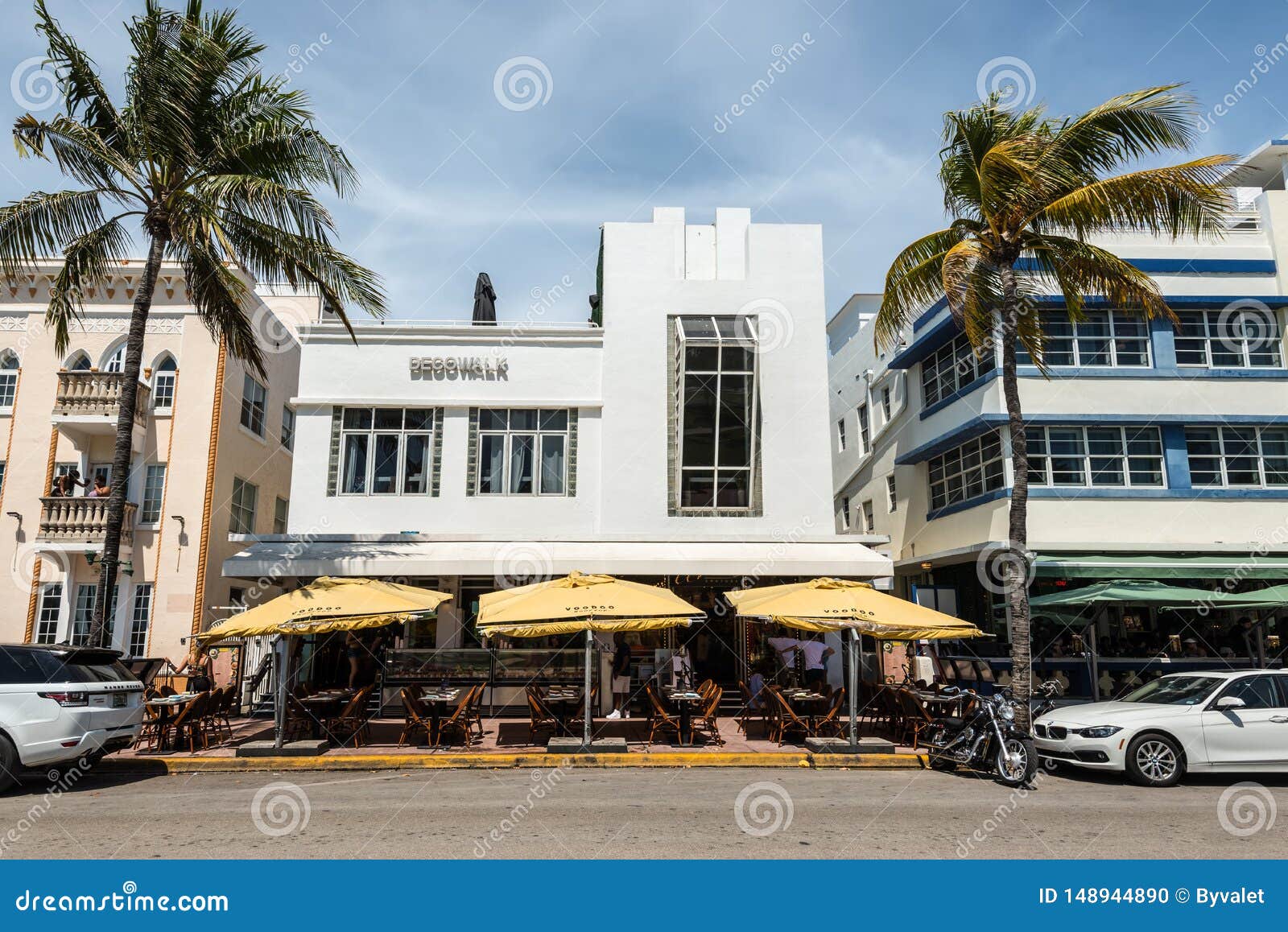 Deco Walk Hostel South Beach in Miami, Florida, United Startes of America  Editorial Image - Image of building, colorful: 148944890