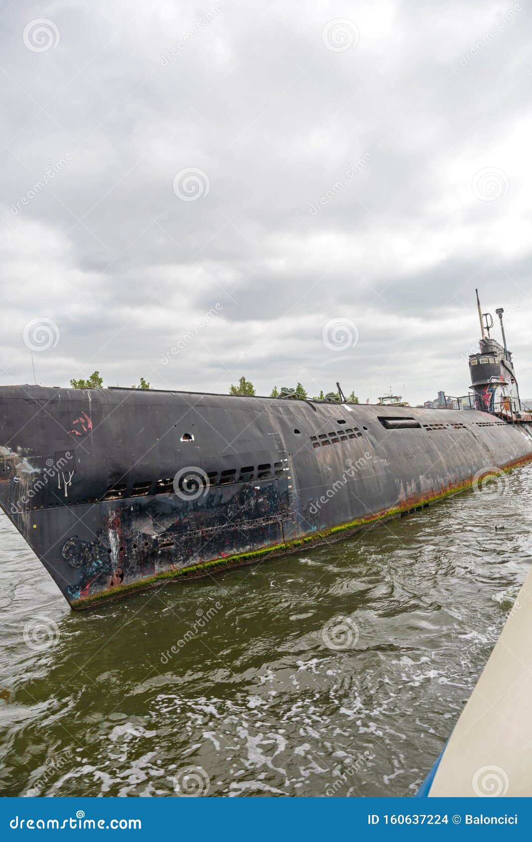 decommissioned abandoned submarine