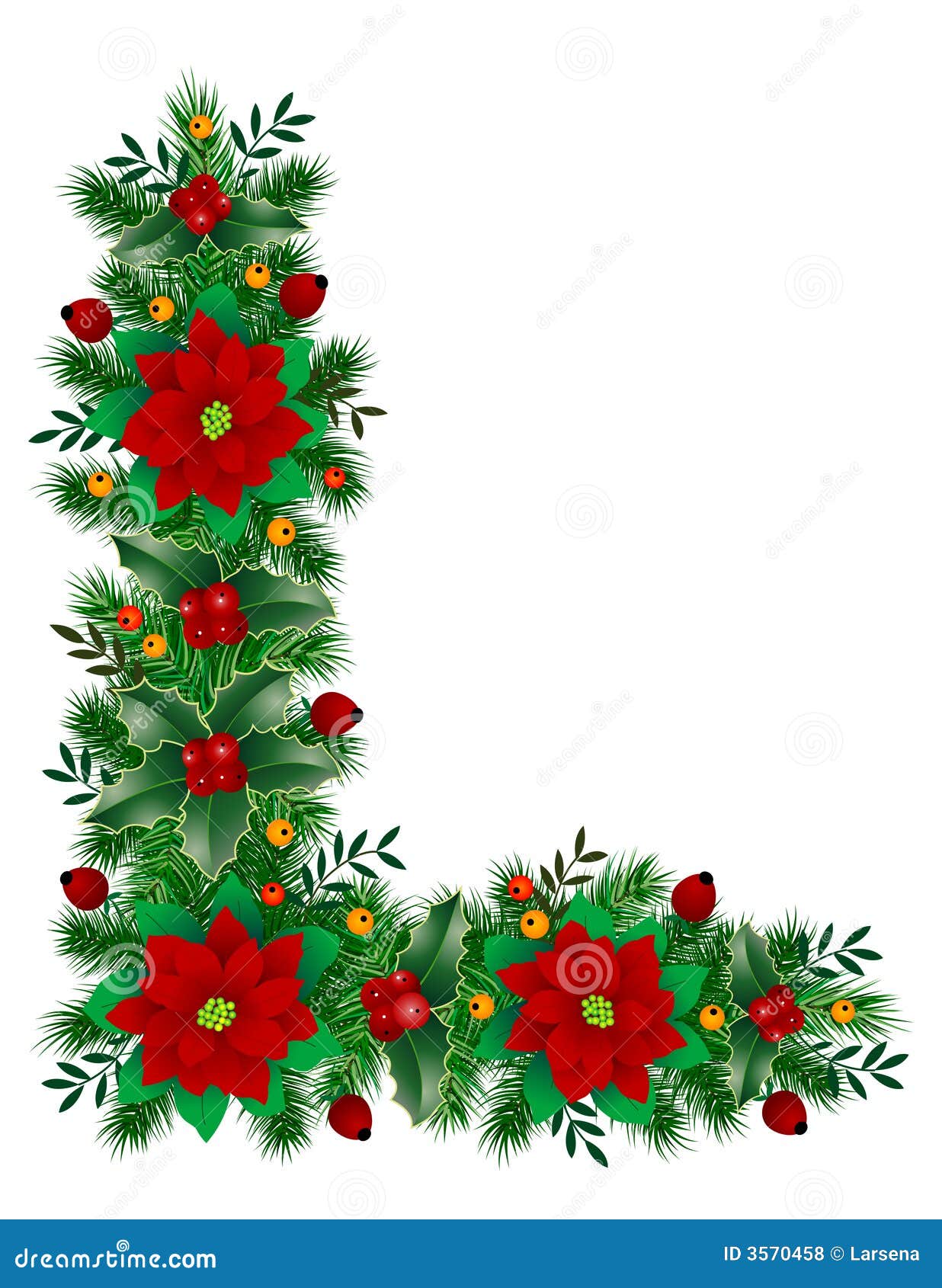 Decoración de la Navidad ilustración del vector. Ilustración de vacaciones  - 3570458