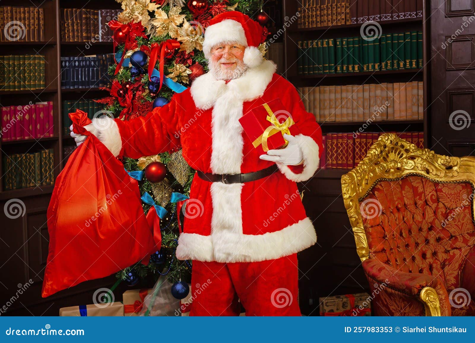 Bolsas de Regalo Navideñas Papa Noel