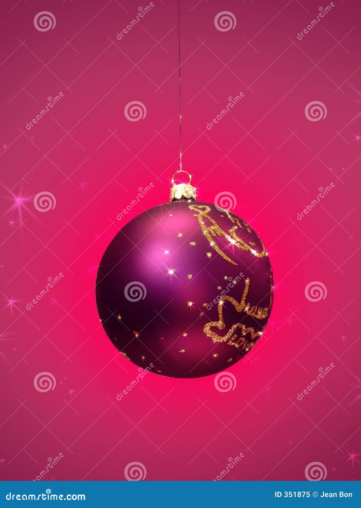 Decoración MÁGICA de la bola de la Navidad con el fondo
