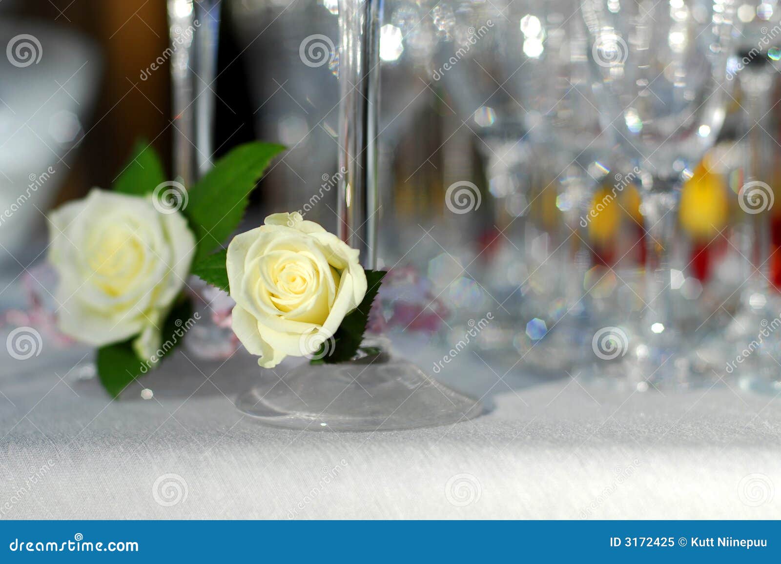 Decorated champagne glass stock image. Image of horizontal 3172425