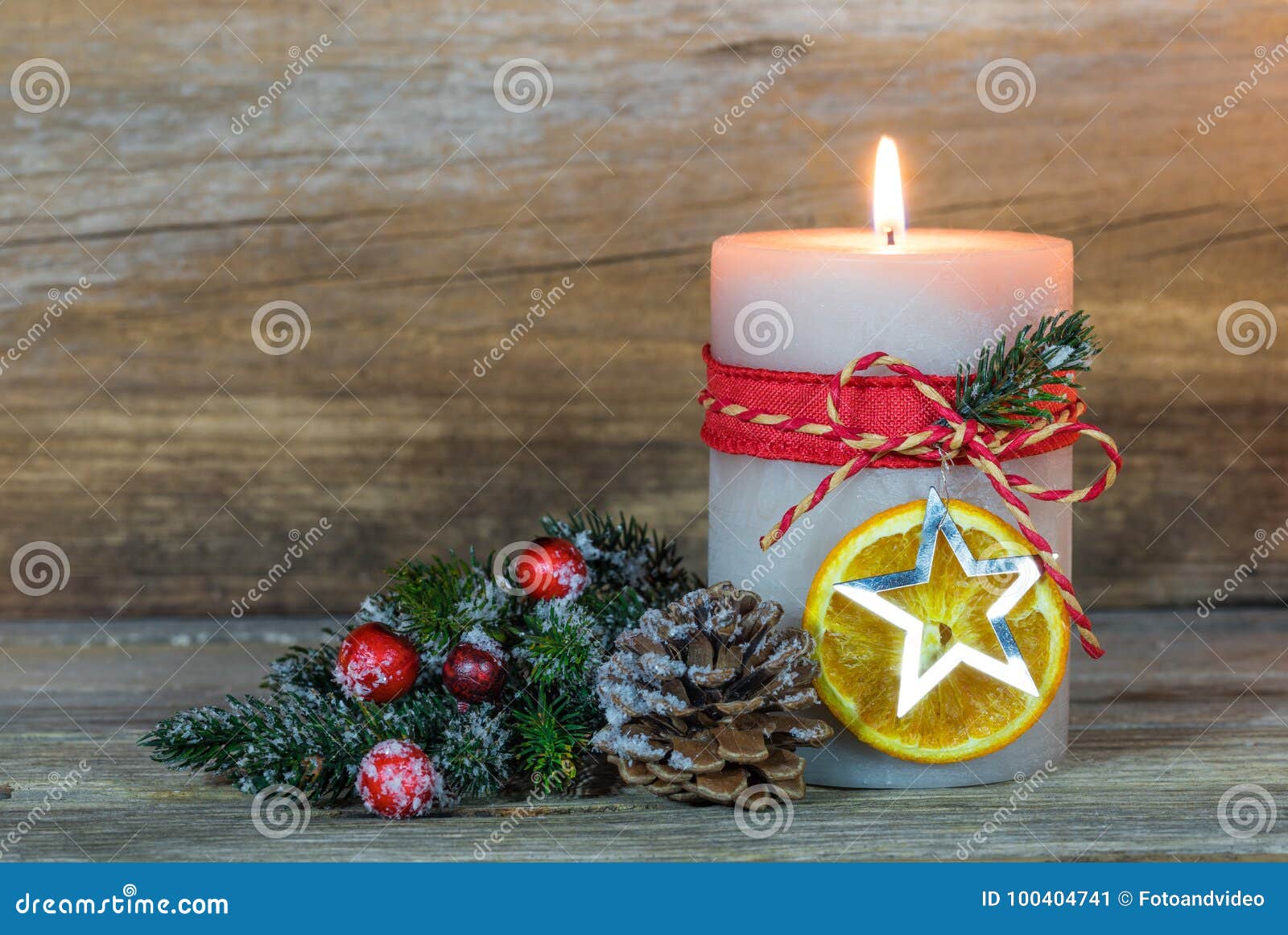 Christmas candle stock image. Image of light, card, advent 100404741