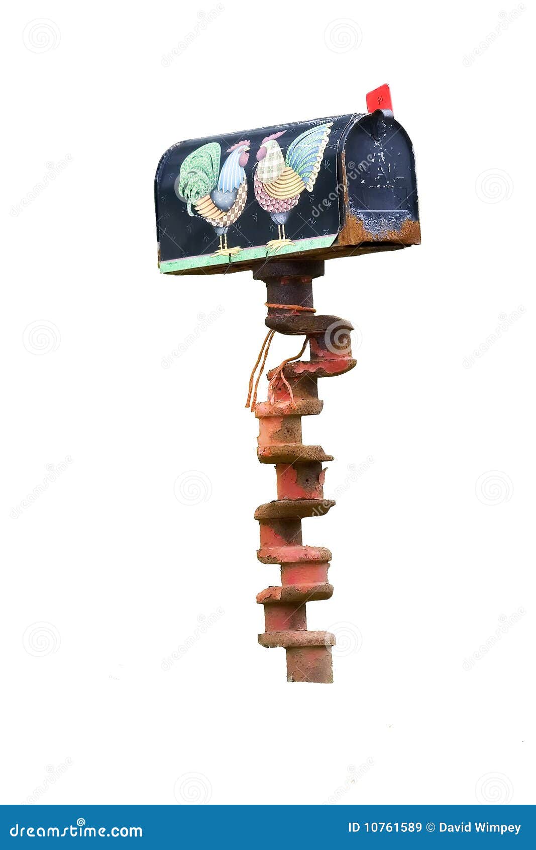 Decorated mailbox stock image. Image of letterbox, postbox 10761589