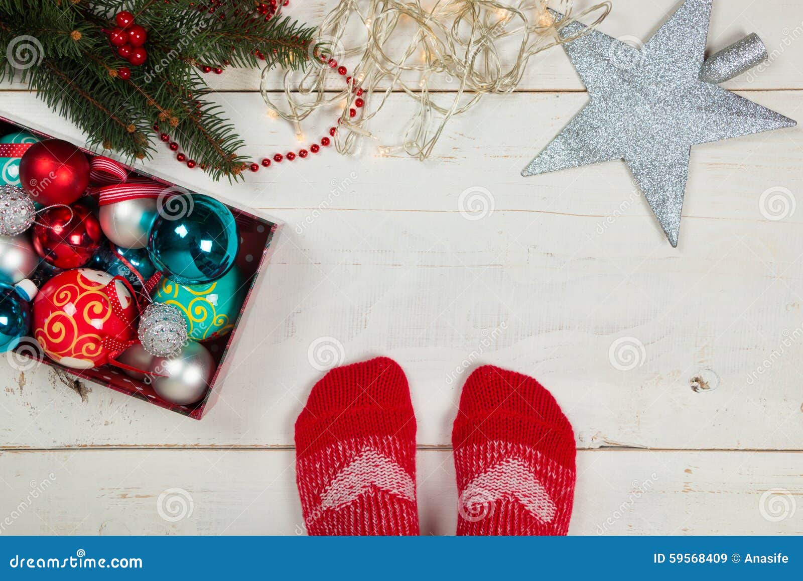 Decorating Christmas tree stock image. Image of decorate - 59568409