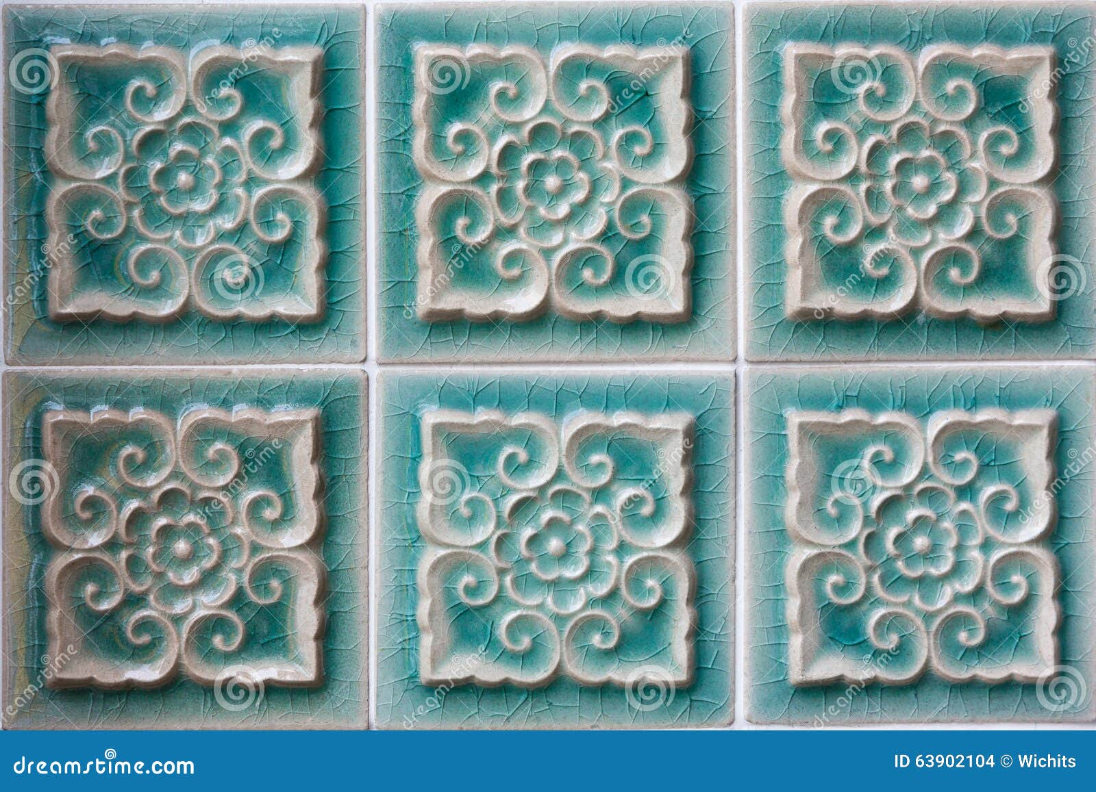 Decorating Green Ceramic Wall Tiles Stock Photo Image of color, leafs