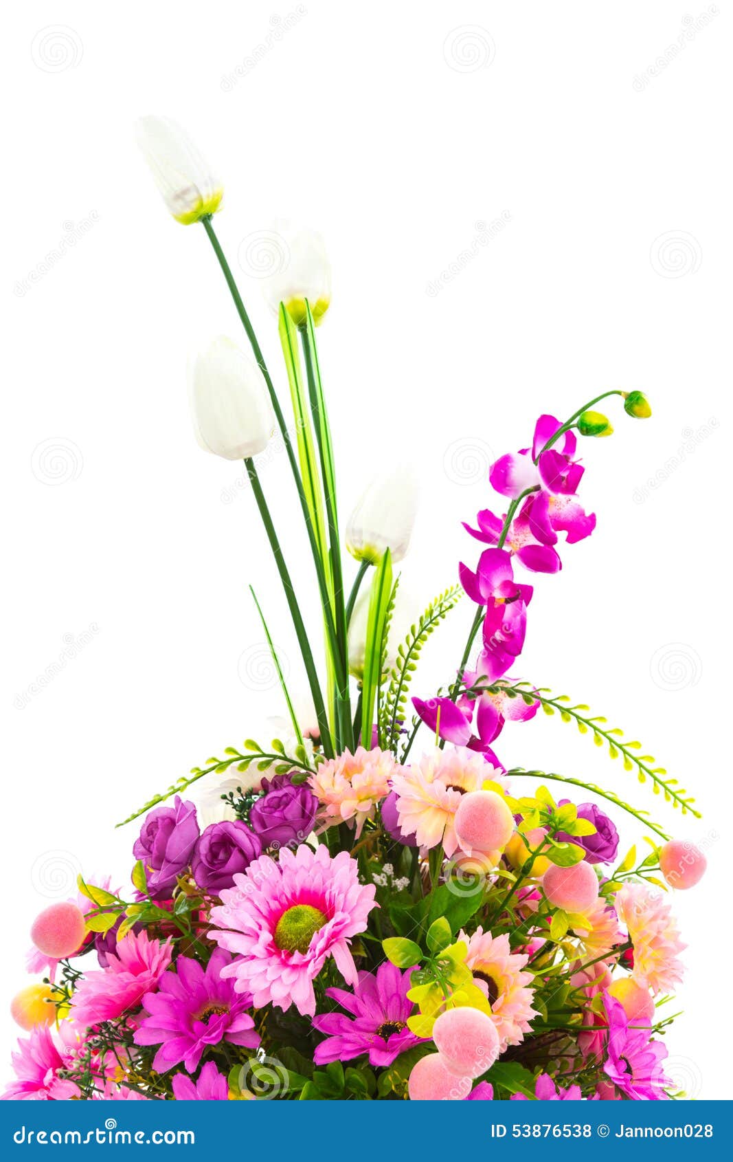 Decoration Artificial Flower Stock Photo - Image of beauty, artificial