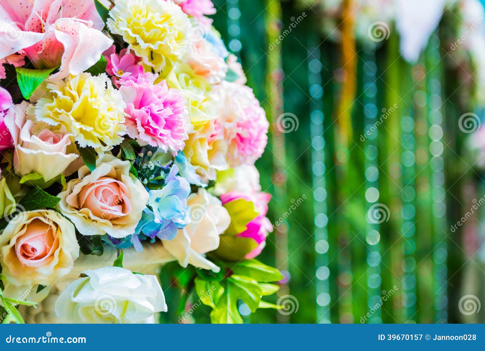 Decoration Artificial Flower Stock Image Image of artificial, house