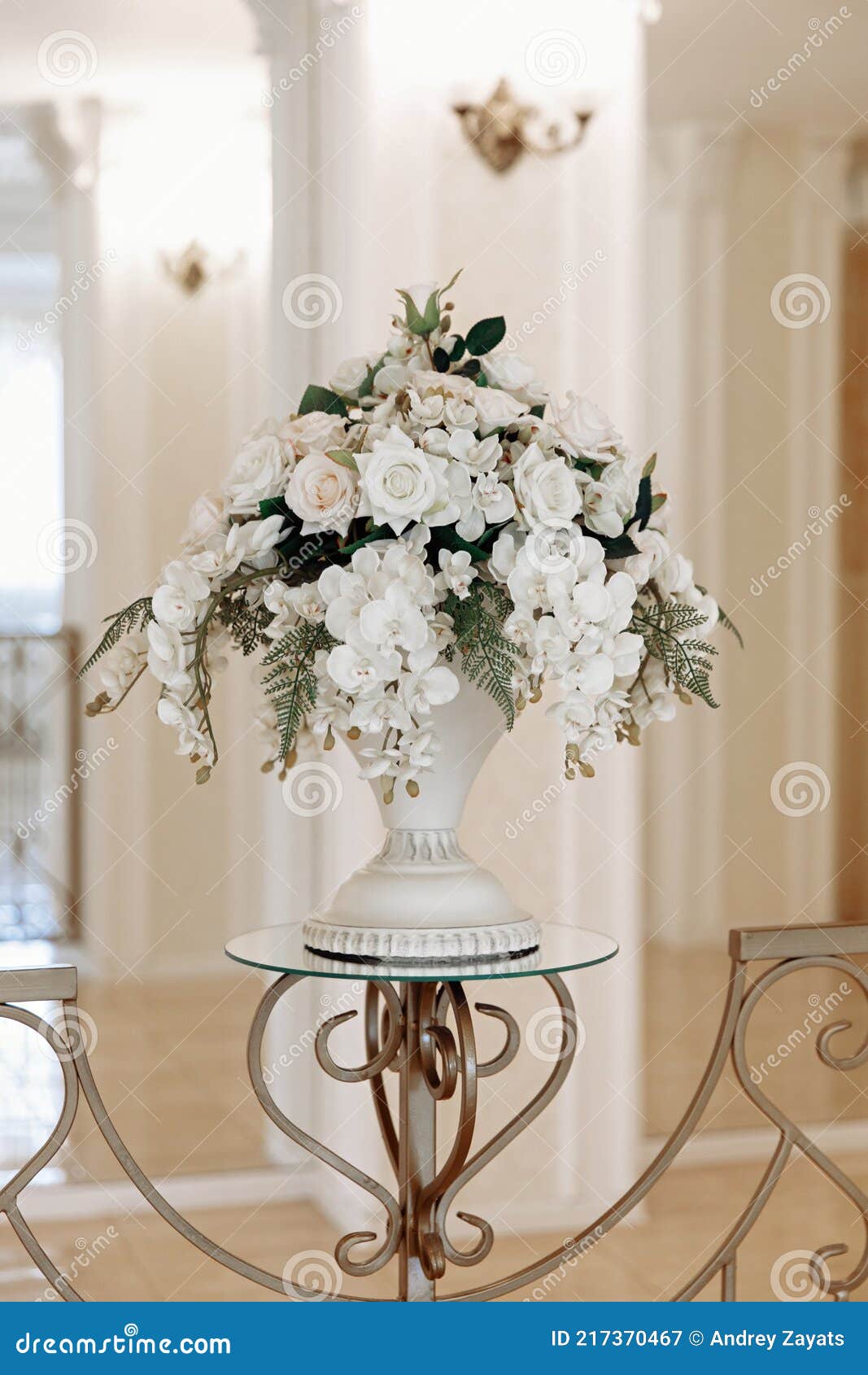 Designer Decorative Marble Flower Vase Round Necked shaped Handpainted -  The Star Murti Museum