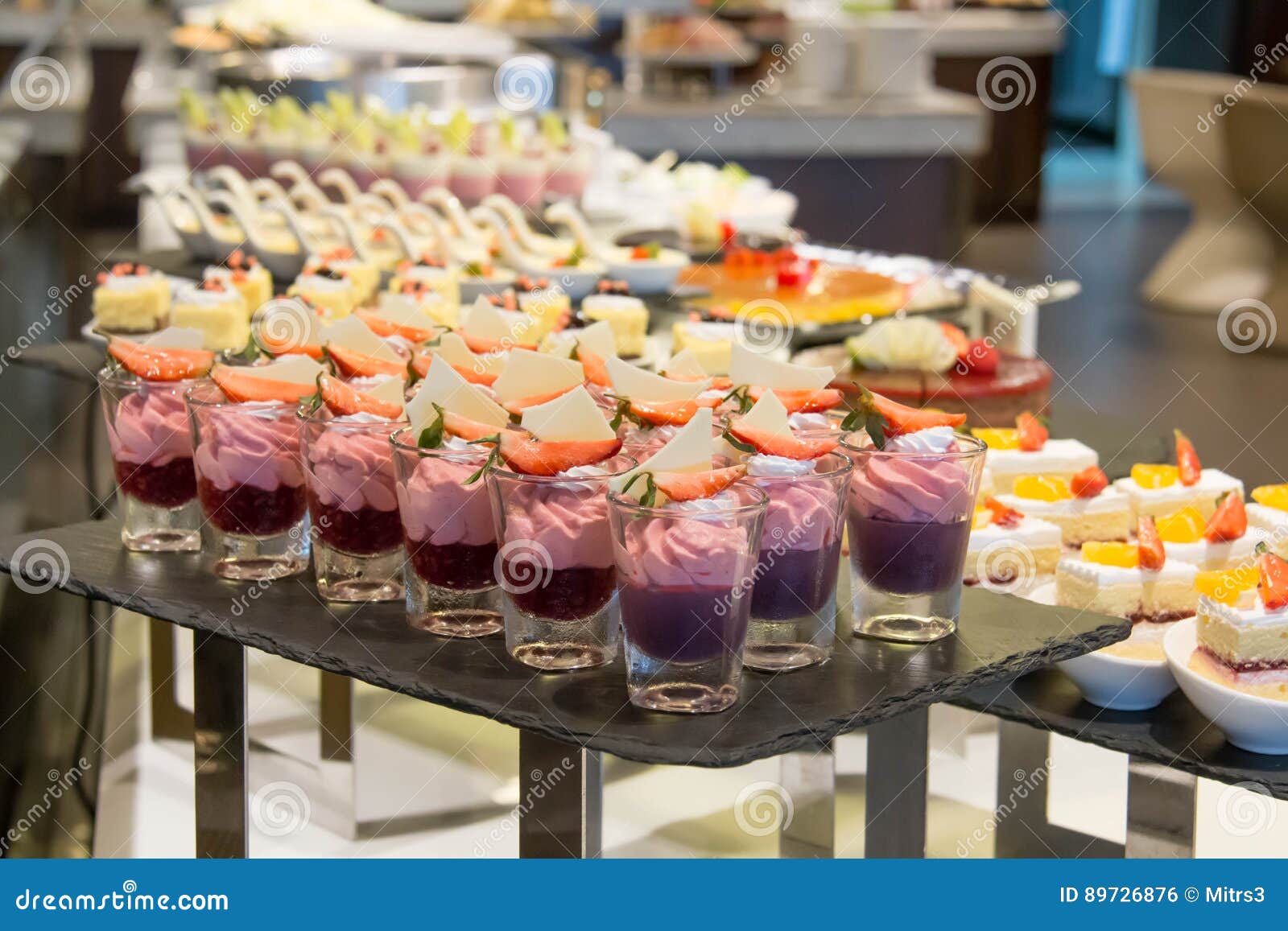 Decoration Buffet Banquet Dessert Table Cakes Stock Photo Image of