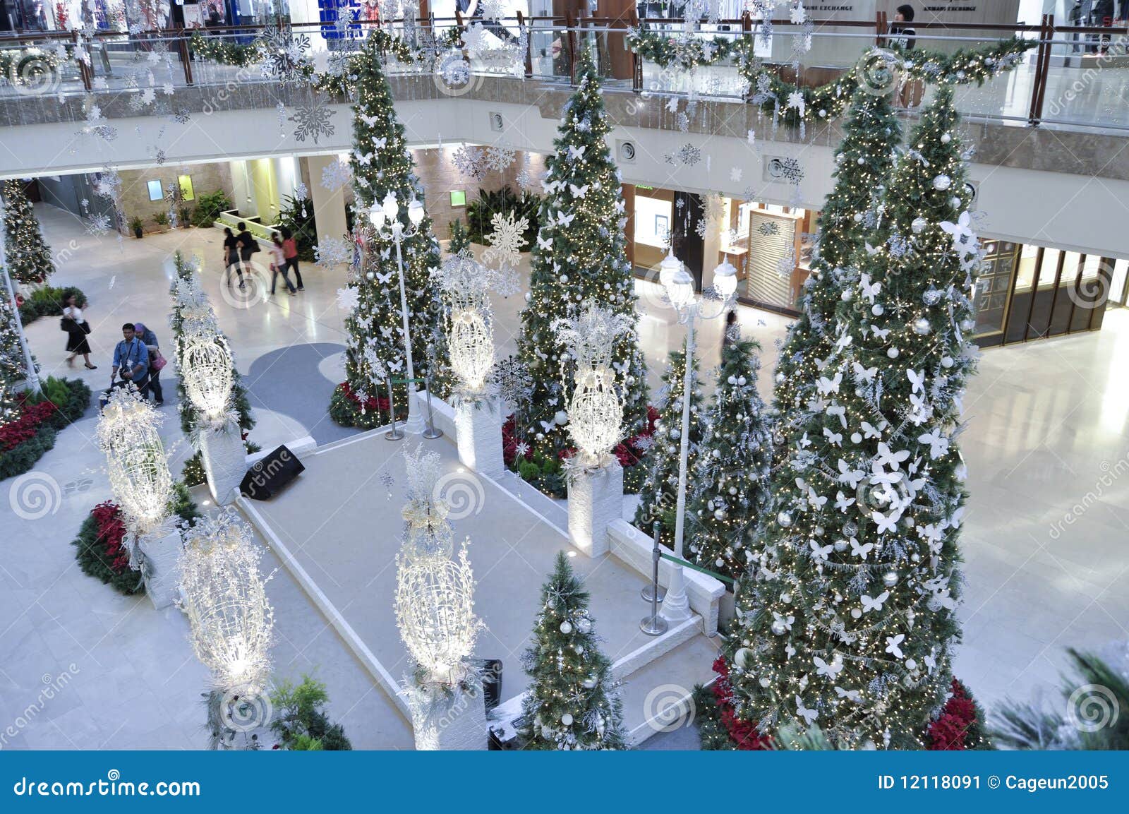 Decoration Of Christmas In The Garden Mall Editorial Photo Image