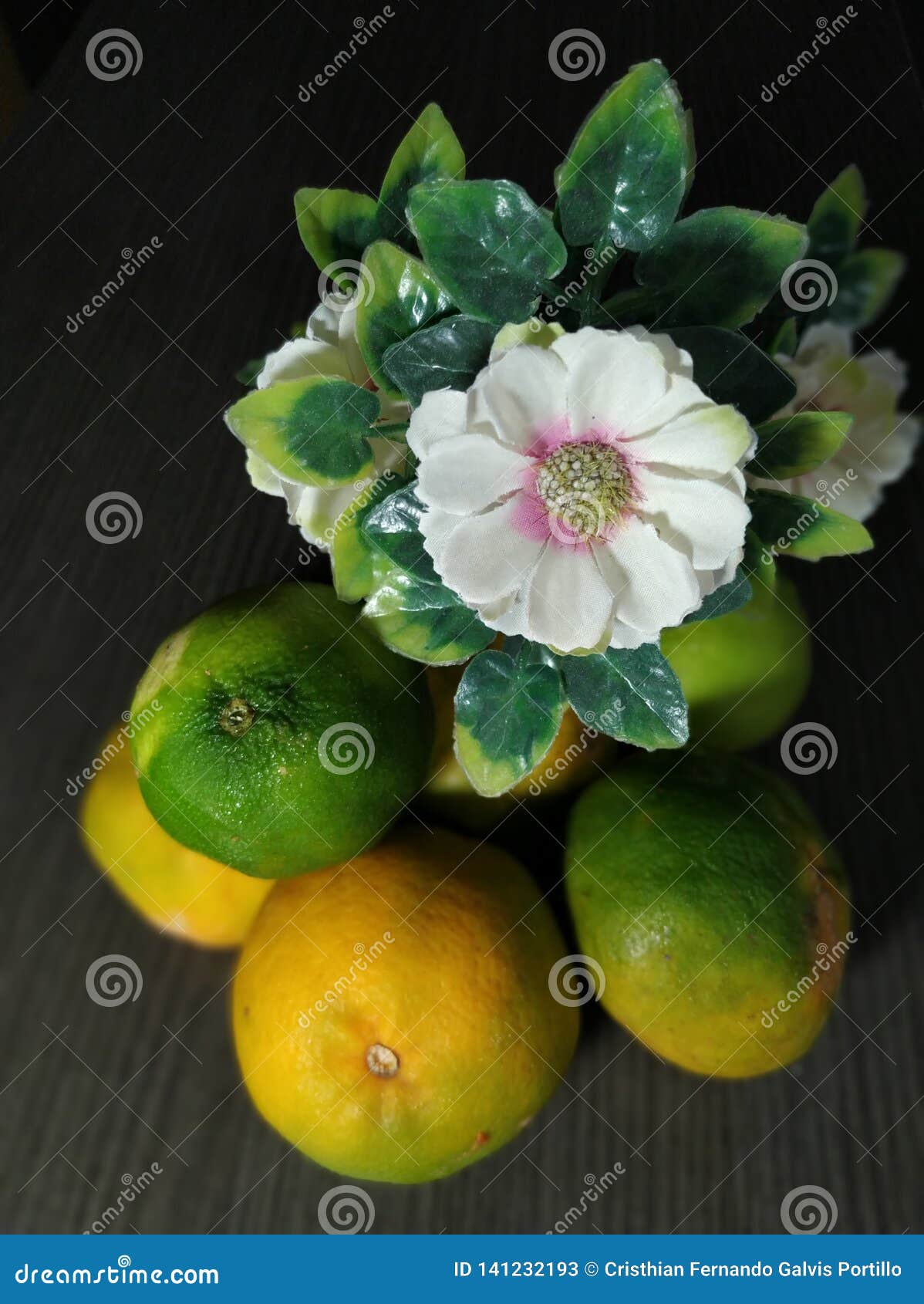 decoration flowers lemons