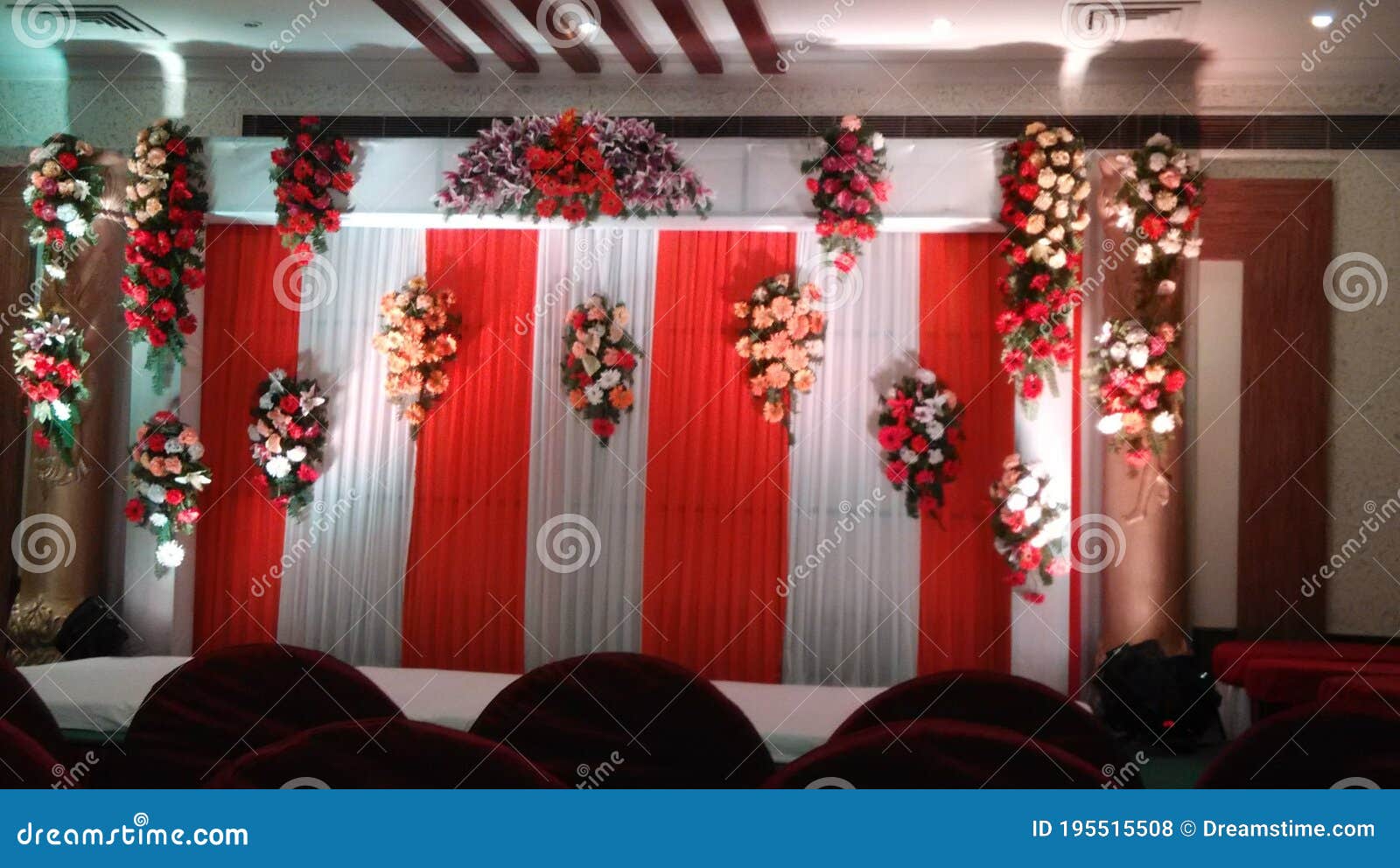 Decoration Ideas for Indian Engagement Ceremony Stock Photo ...