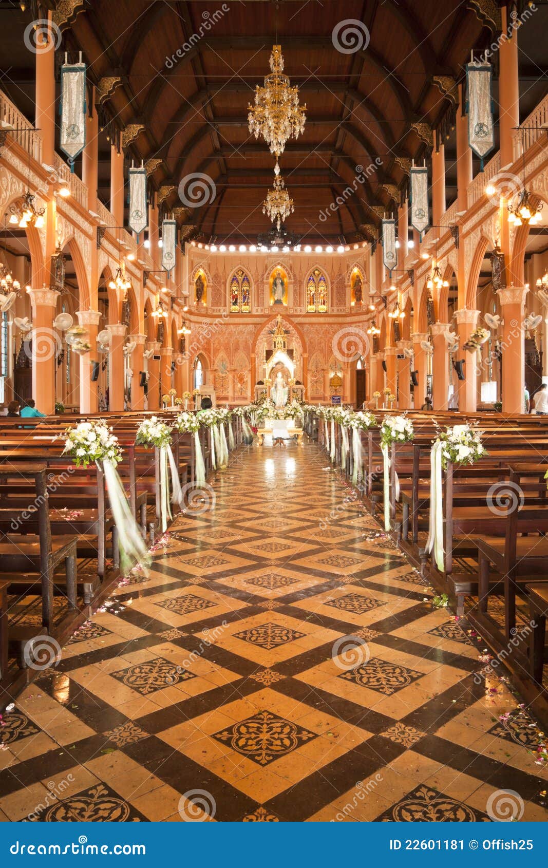 Decoration Inside The Roman Catholic Church Stock Image Image 22601181