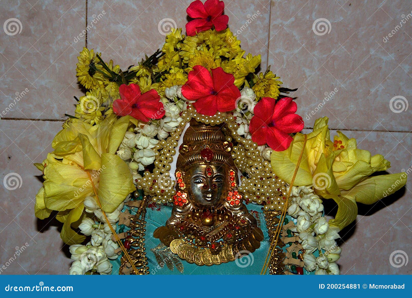 Decoration during Lakshmi Puja Stock Image - Image of orientation,  ornamentation: 200254881