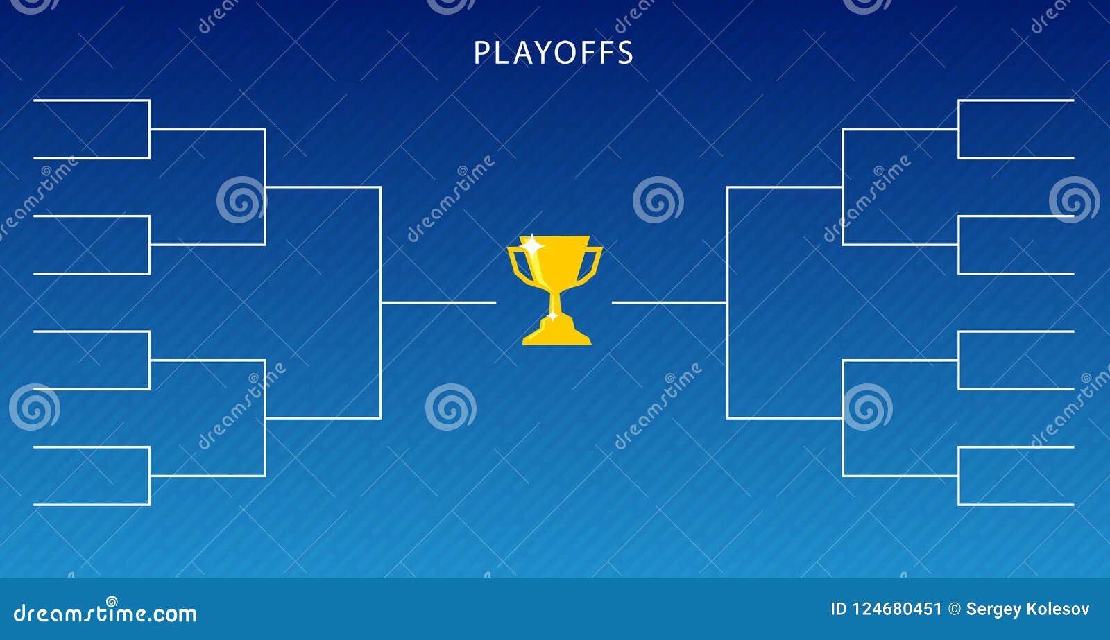 Tournament bracket Royalty Free Vector Image - VectorStock