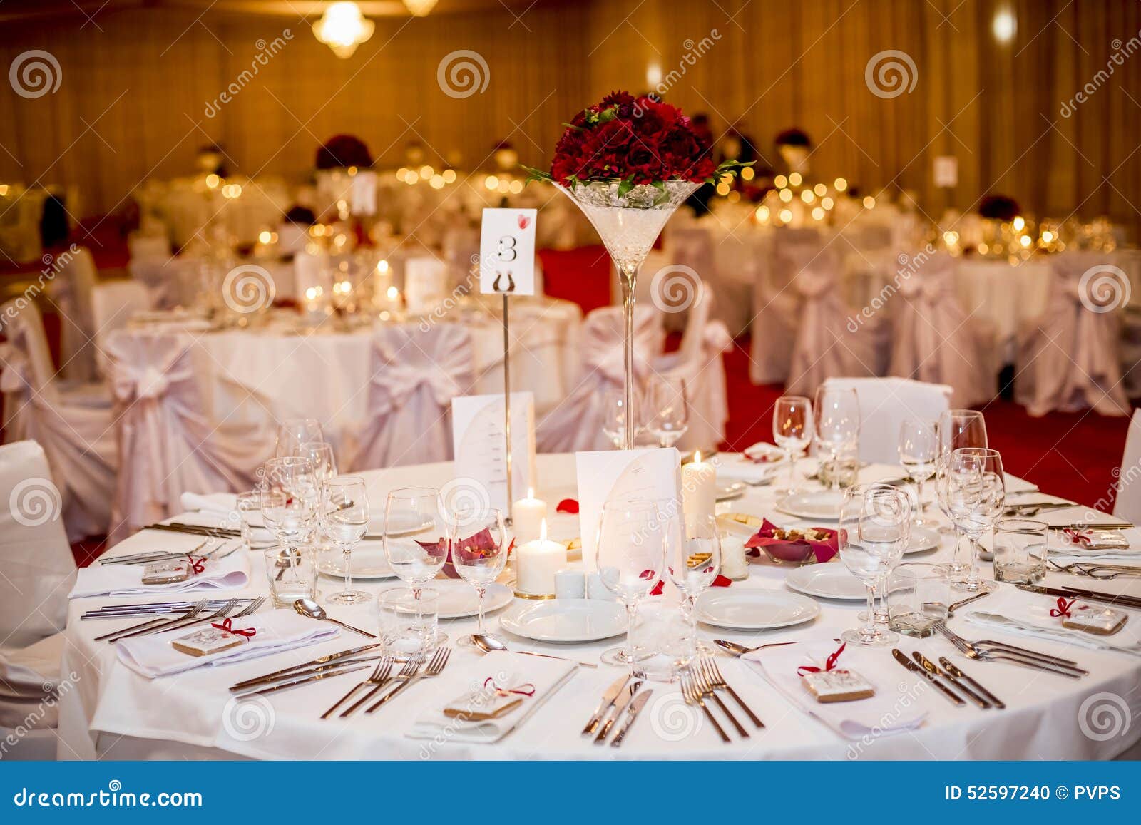 Decoration of the Wedding Table Stock Photo Image of table
