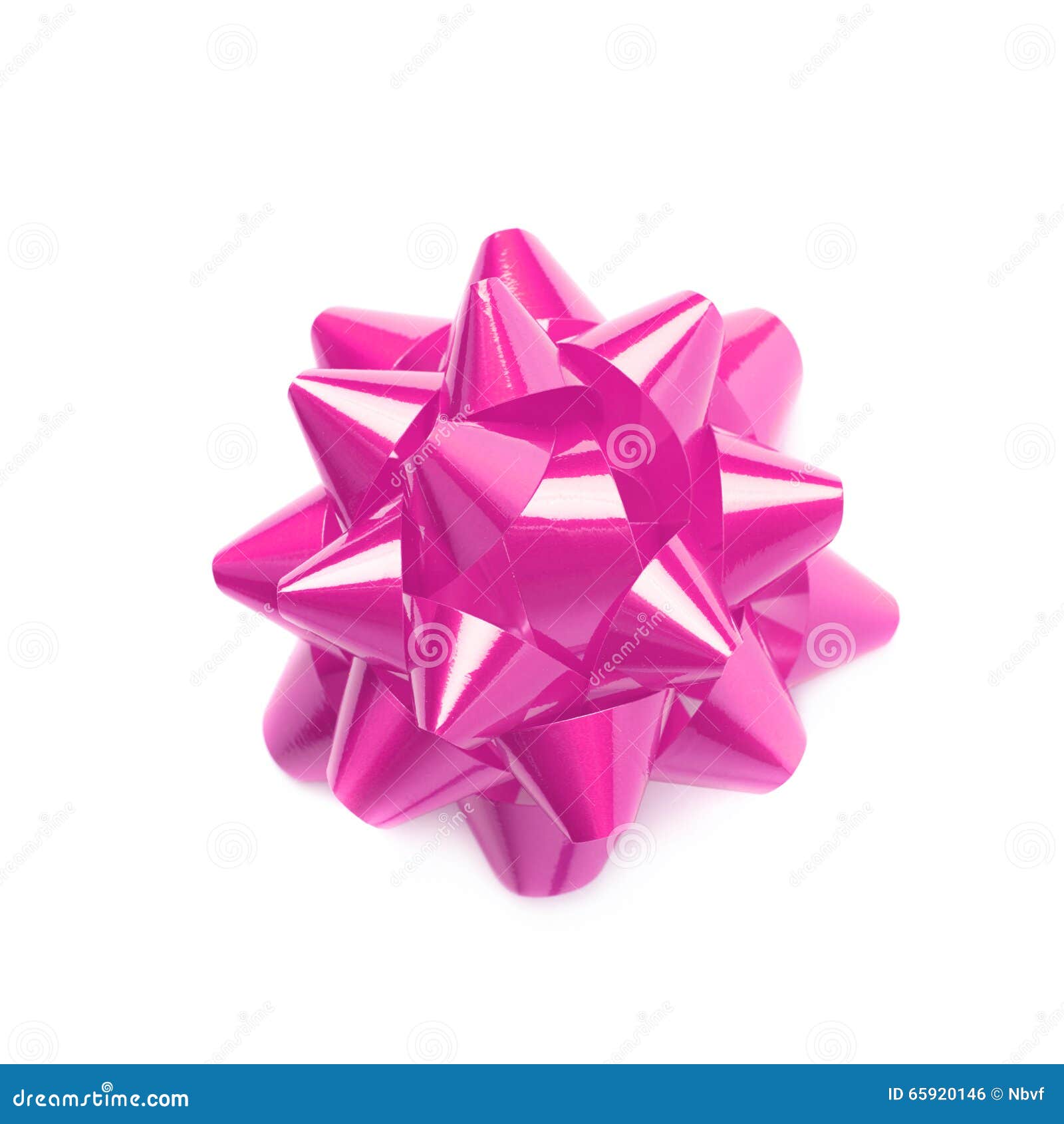 Decorational Ribbon Gift Bow Isolated Stock Photo Image of birthday