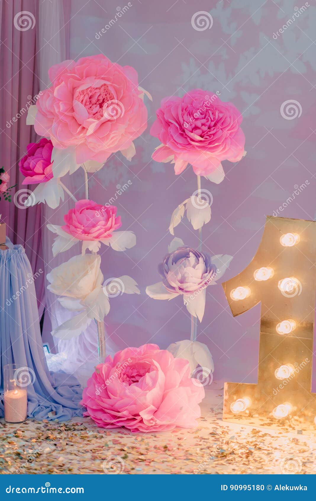 Decorations Birthday  Flowers  Stock Photo Image of garden 