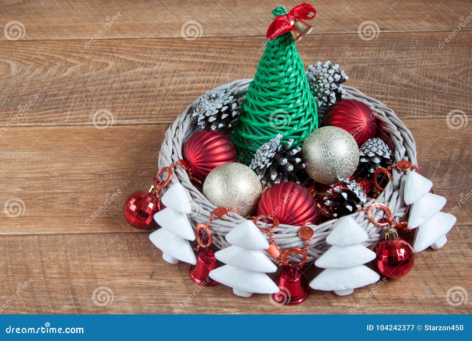 Decorations for Christmas and New Year. Stock Image - Image of ...