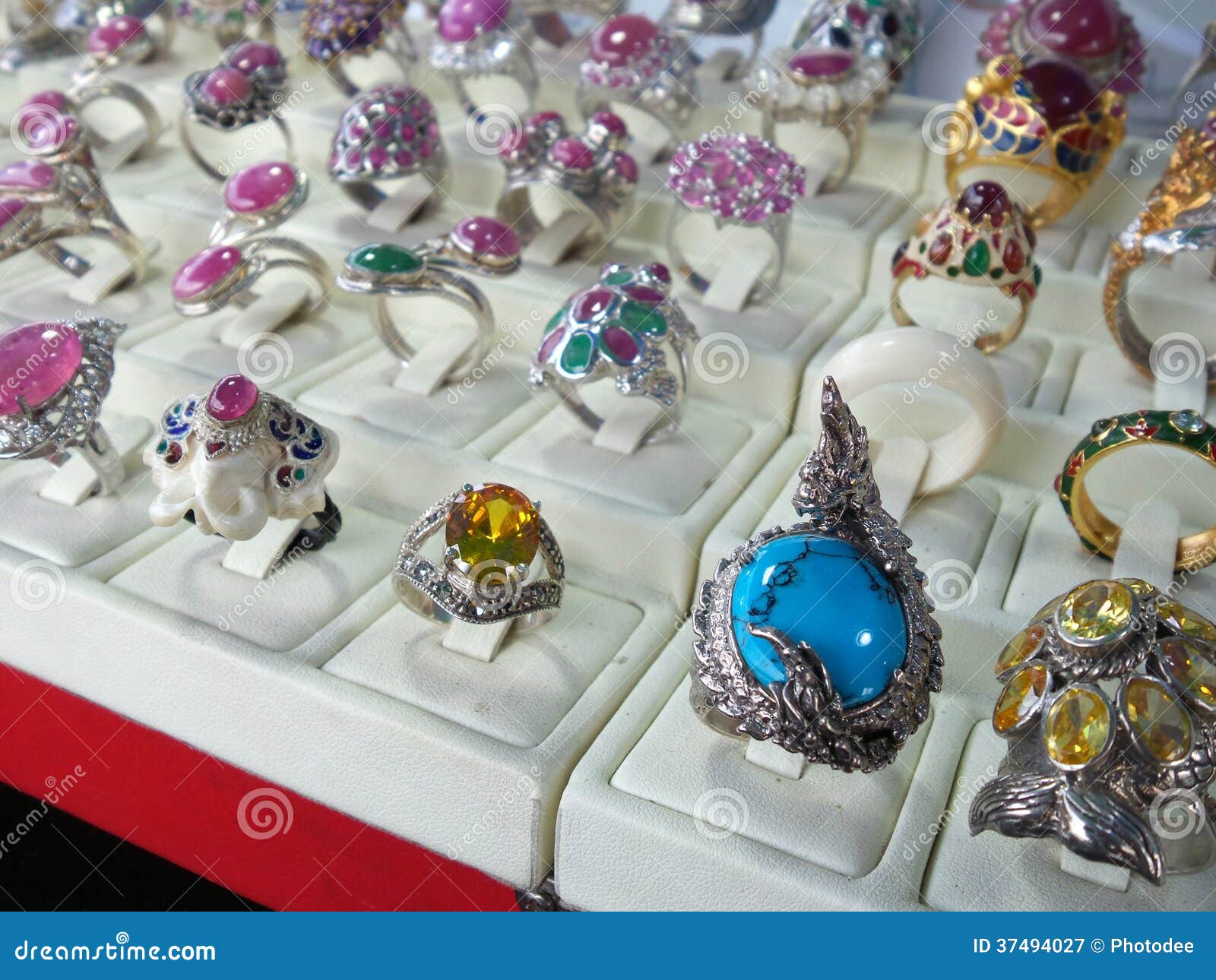 Decorations ring stock image. Image of jewelry, female 37494027