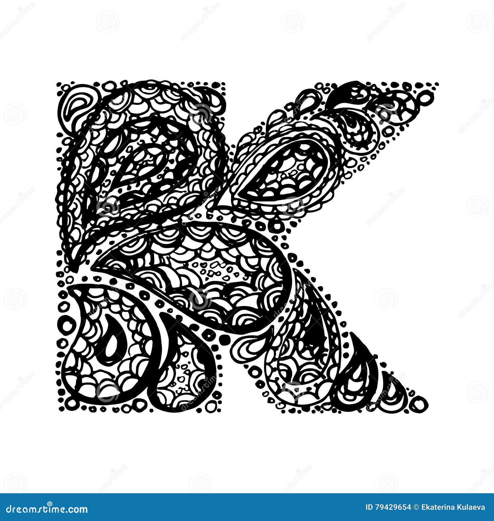 Decorative Alphabet stock vector. Illustration of creative - 79429654