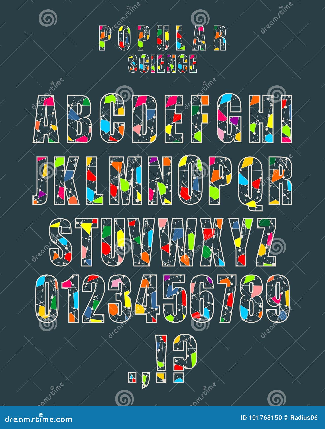 Decorative Alphabet Vector Font. Stock Vector - Illustration of line
