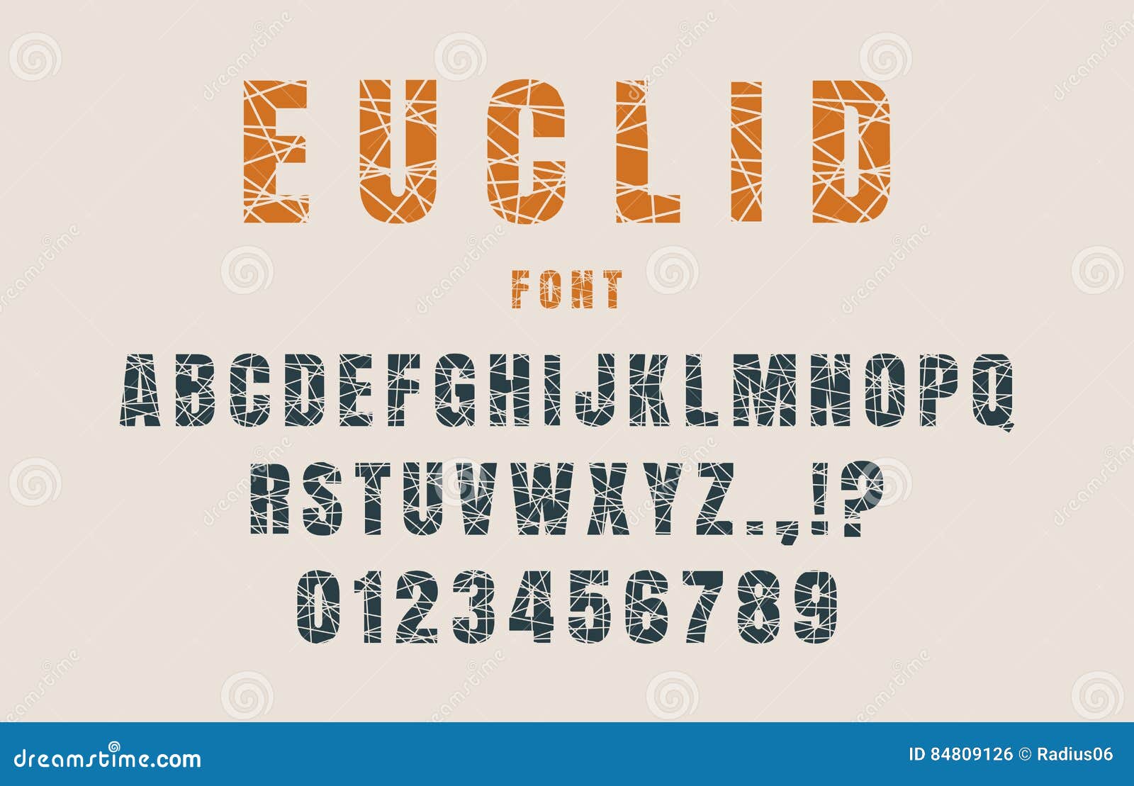 Decorative Alphabet Vector Font. Stock Vector - Illustration of marks