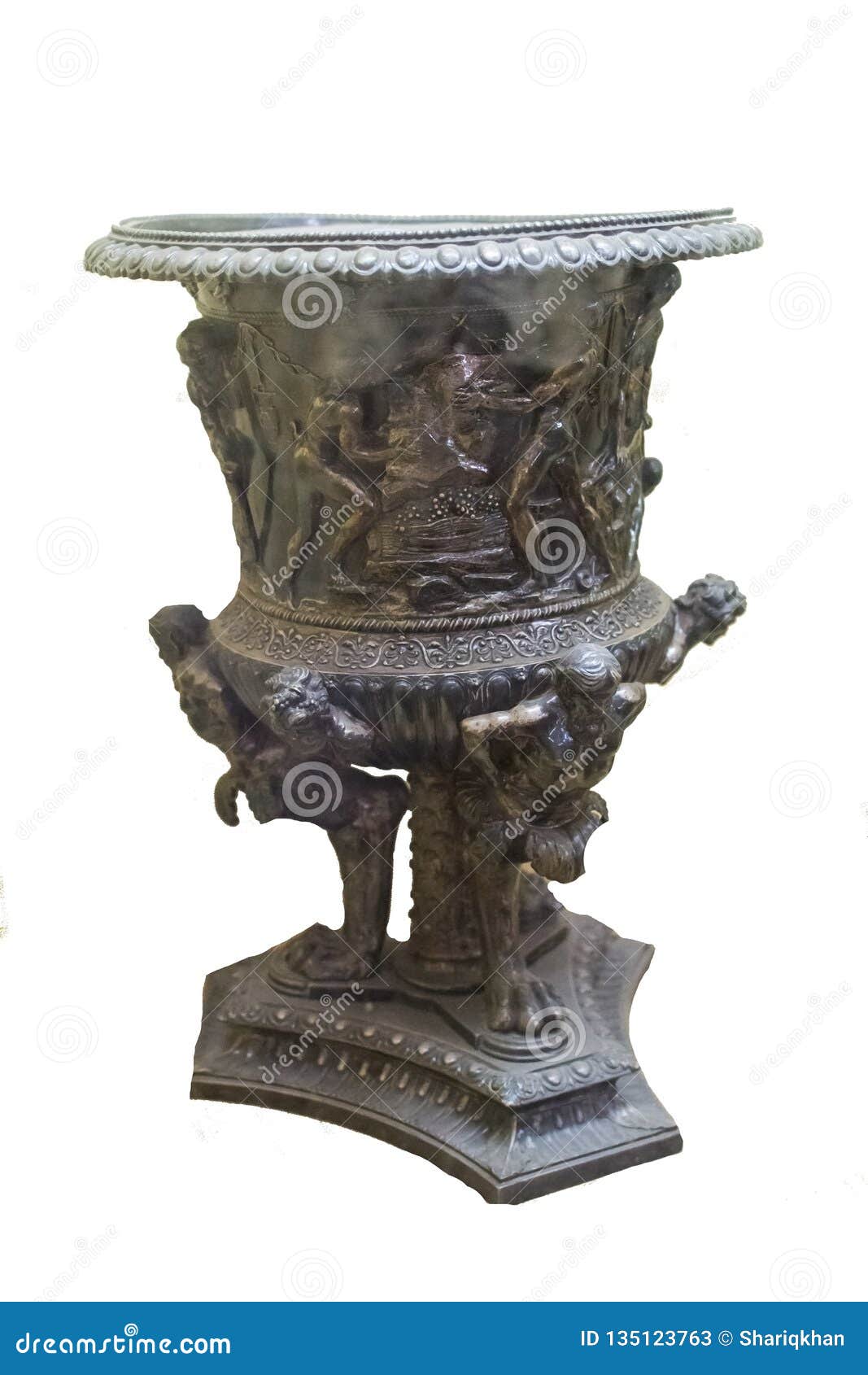 Decorative Artifact of Metal Stock Image Image of dyansty, figures