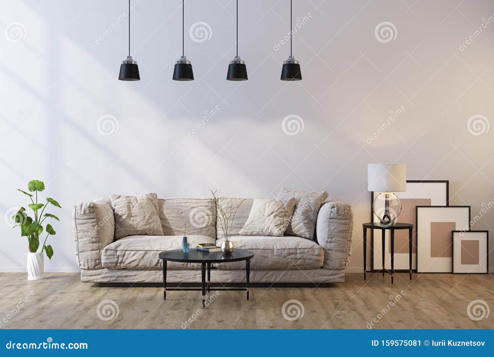 Decorative Background for Home, Office and Hotel. Modern Interior Design  Stock Image - Image of design, living: 159575081