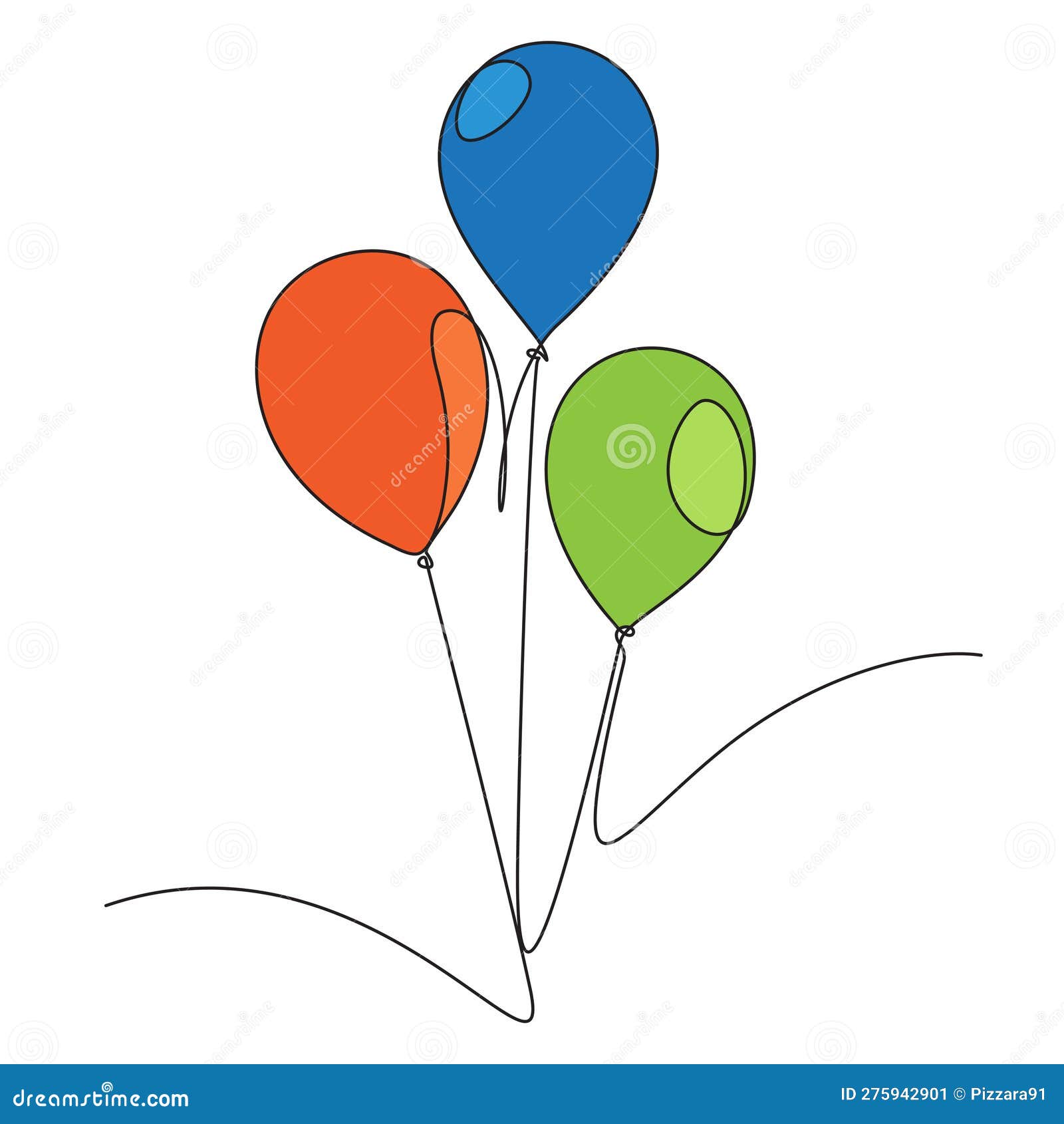set-of-decorative-balloons-with-white-background-vector-cartoondealer