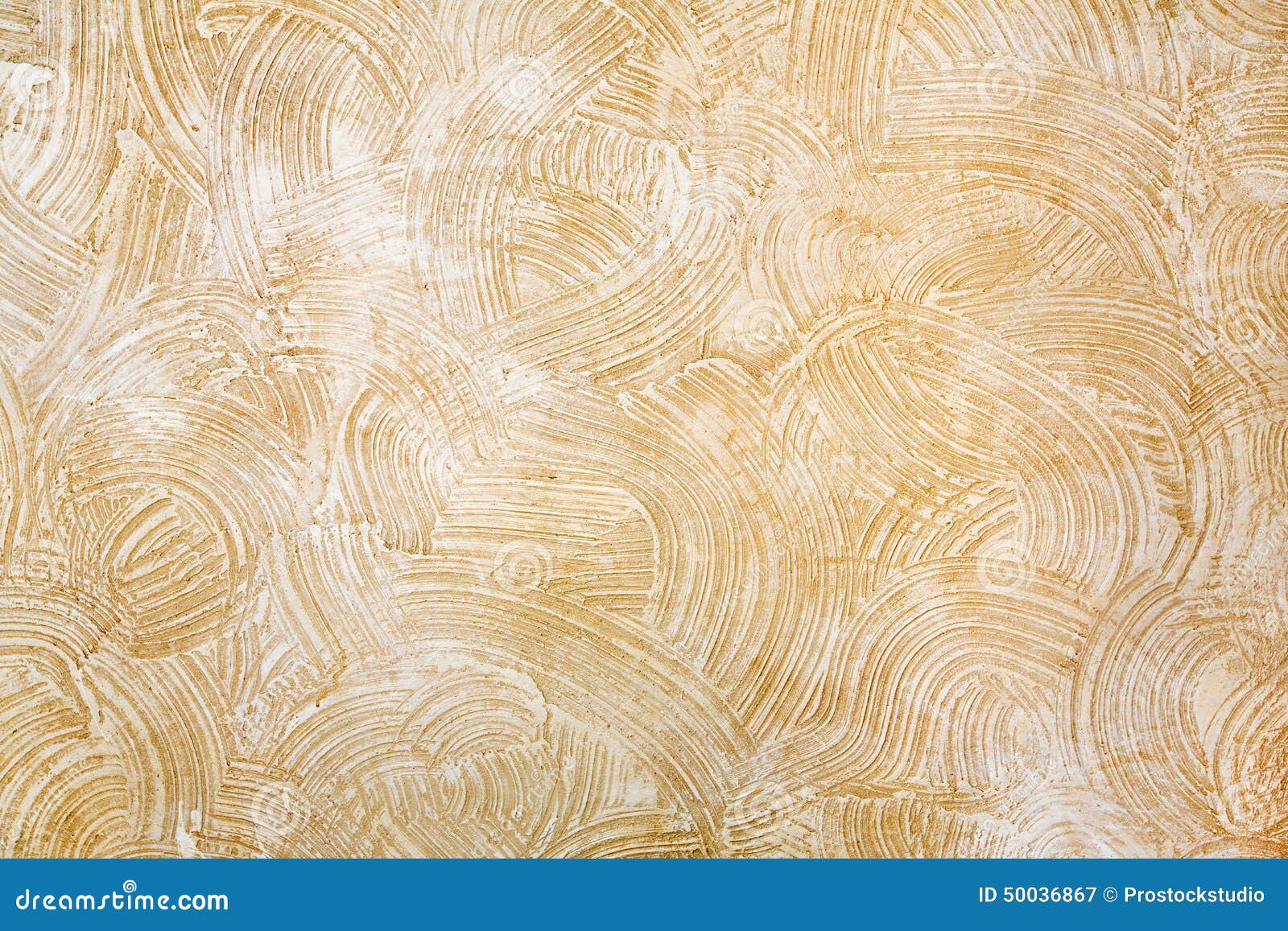 Decorative Beige Plaster Texture  On The Wall  Background 