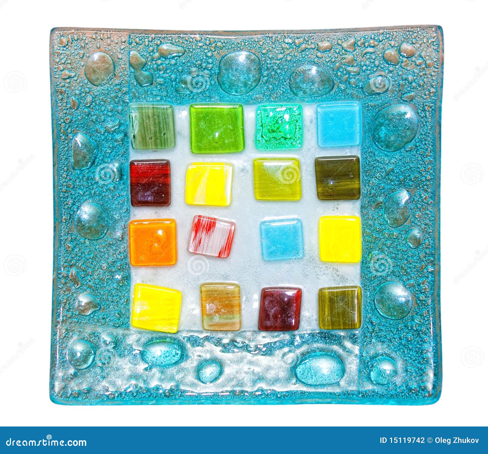 Decorative Blue Glass Plate Stock Photo Image of decorative, africa