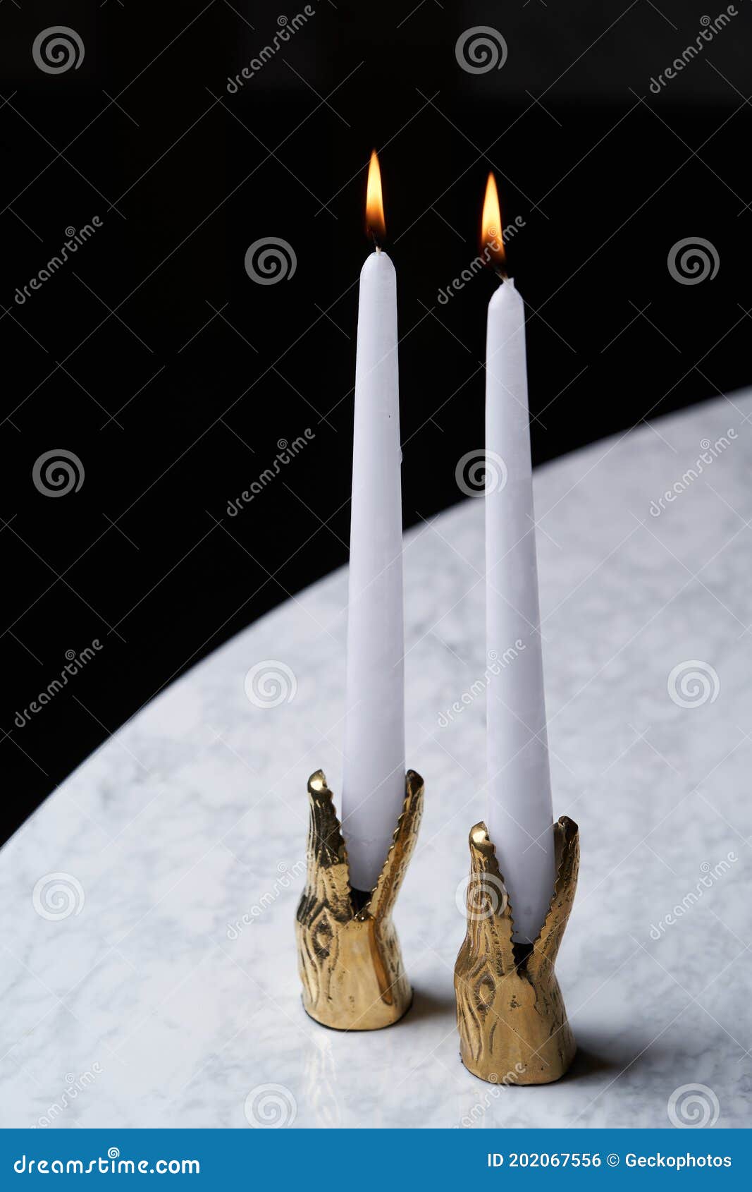 Decorative Candles for Home Interior Decoration Stock Photo Image of