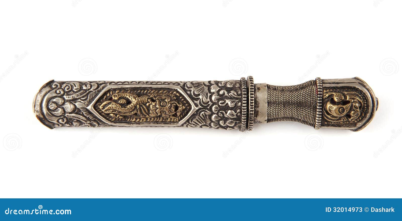 Decorative Chinese Case Knife Stock Image Image of asia, chinese